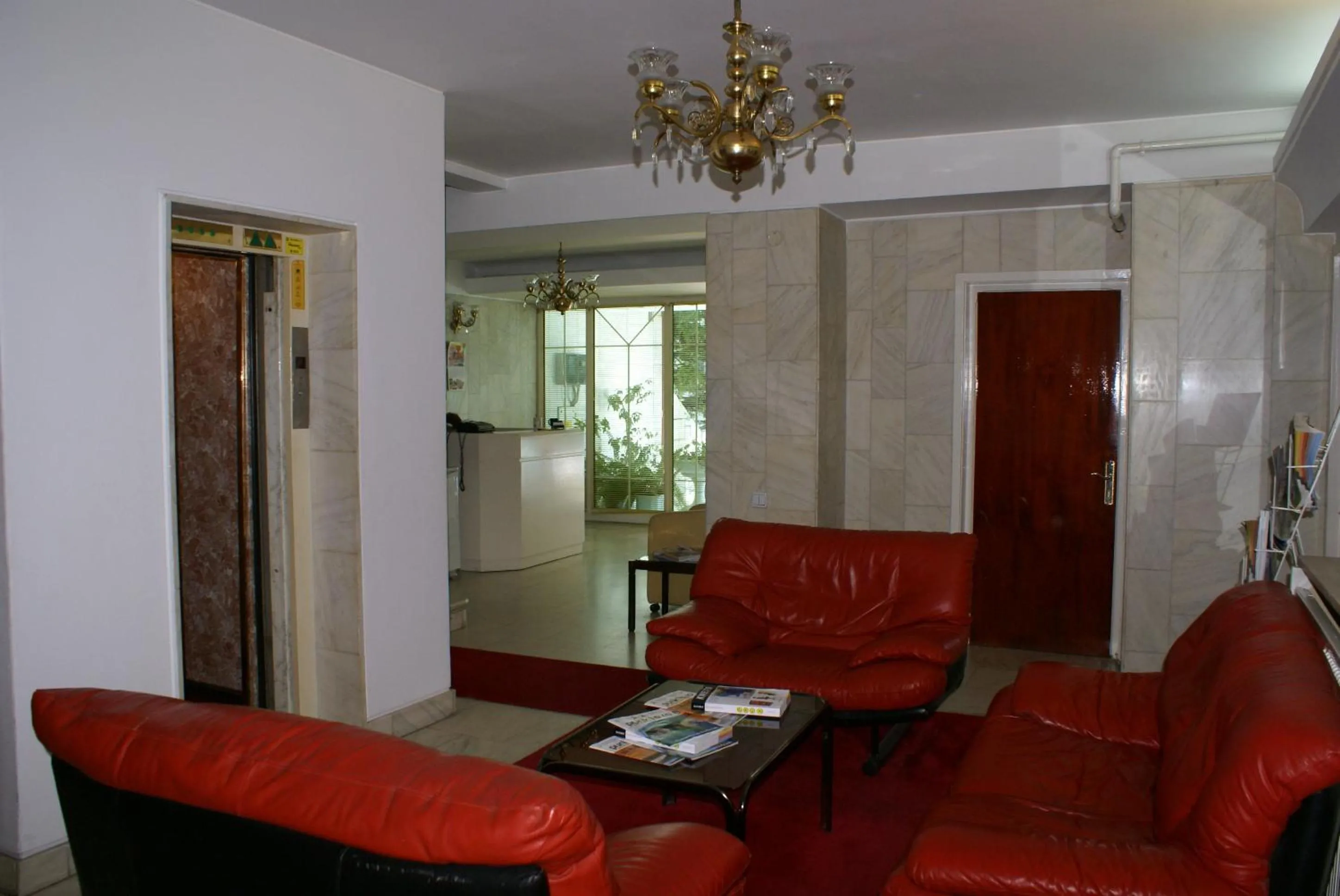 Lobby or reception in Pensiunea Helvetia