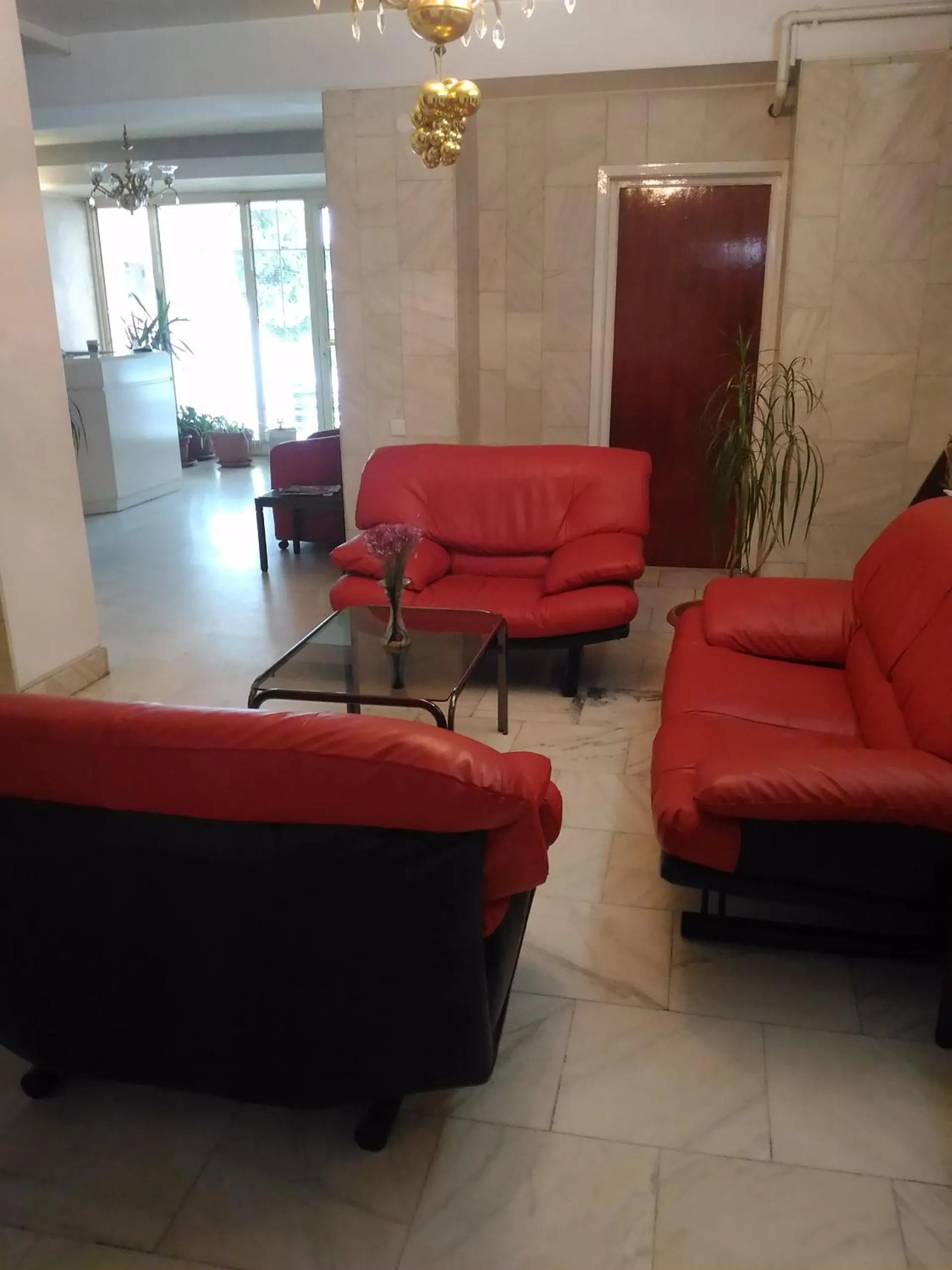 Lobby or reception in Pensiunea Helvetia