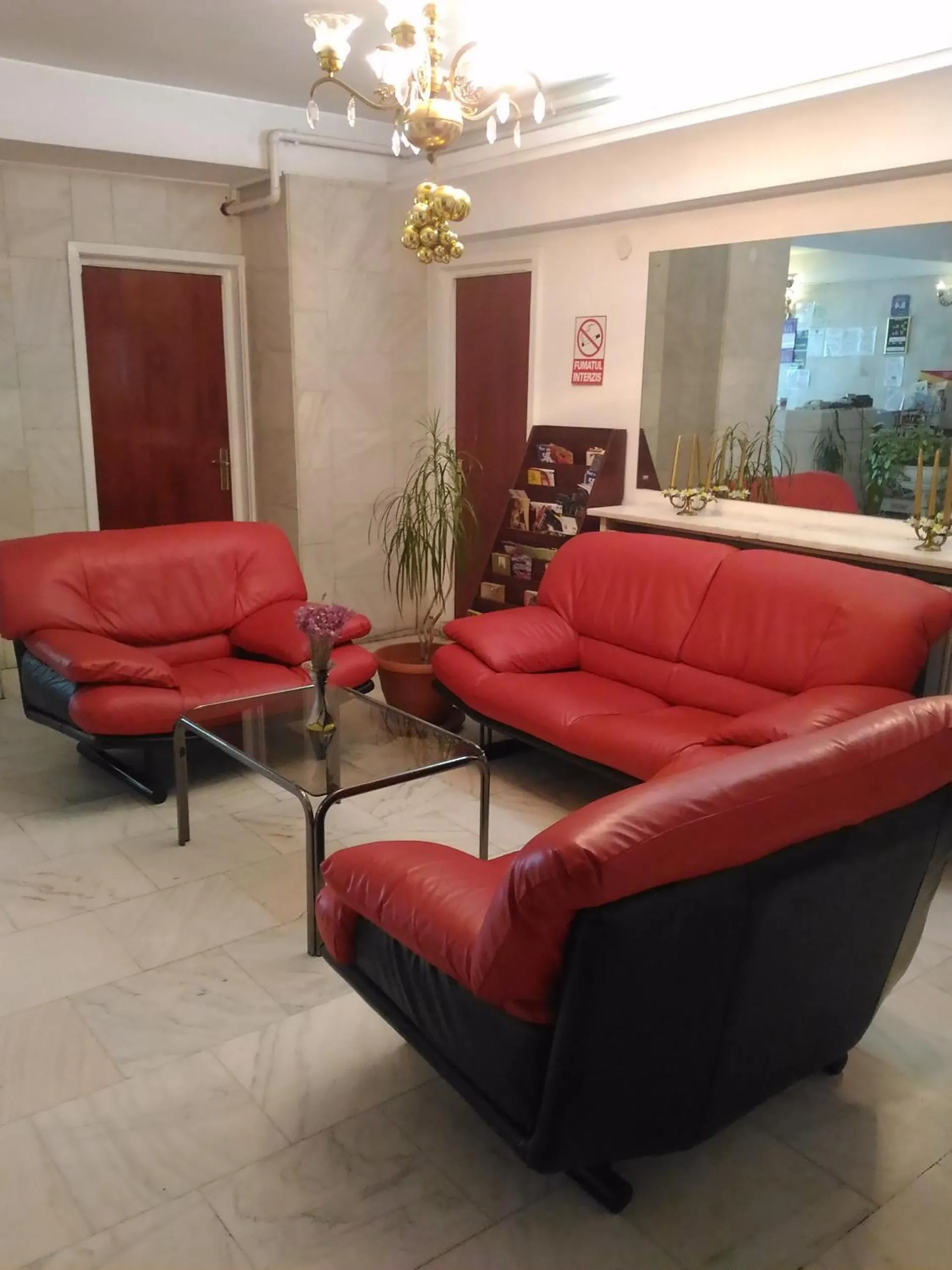 Lobby or reception in Pensiunea Helvetia