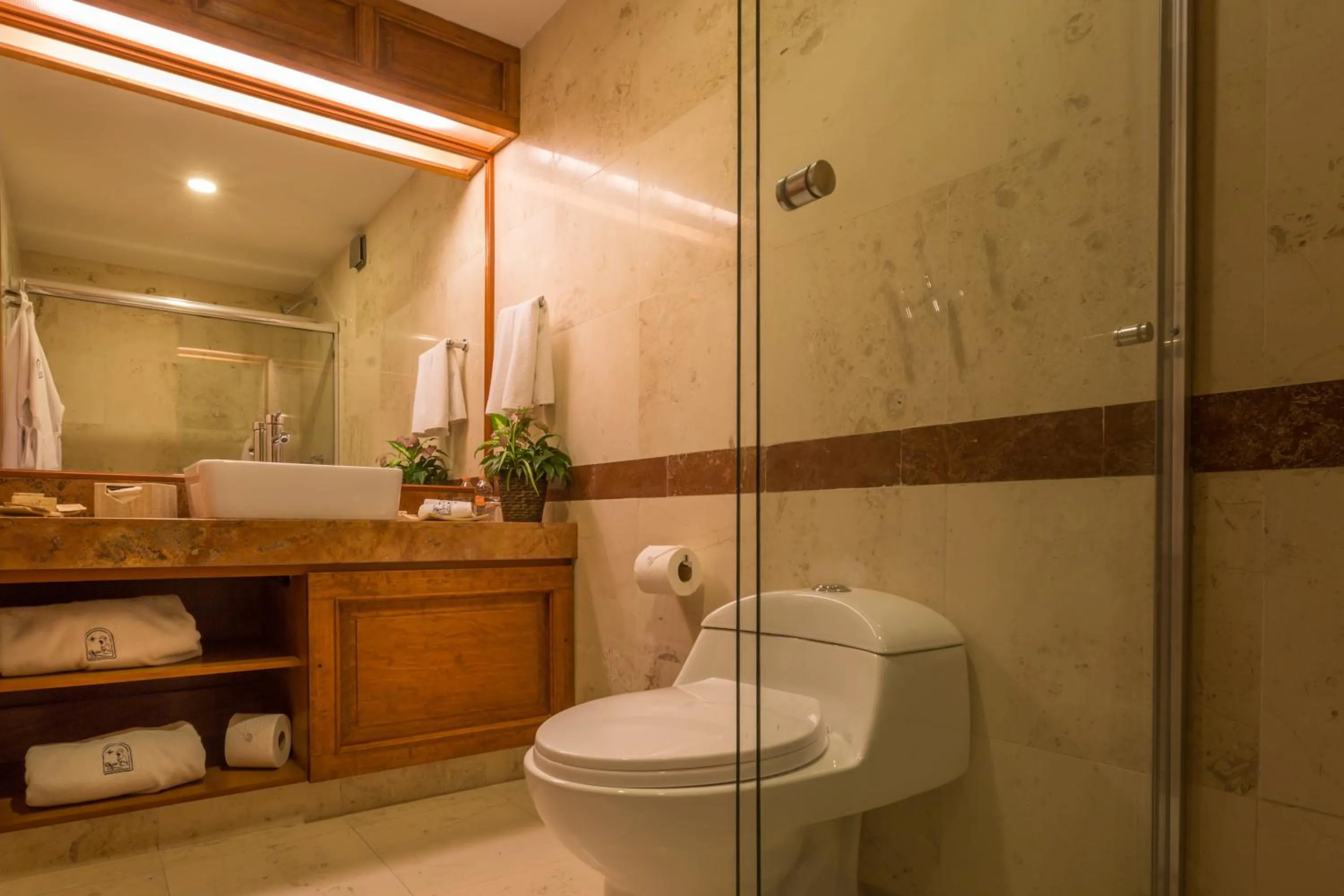 Shower in Estrella de Belem B&B and Spa