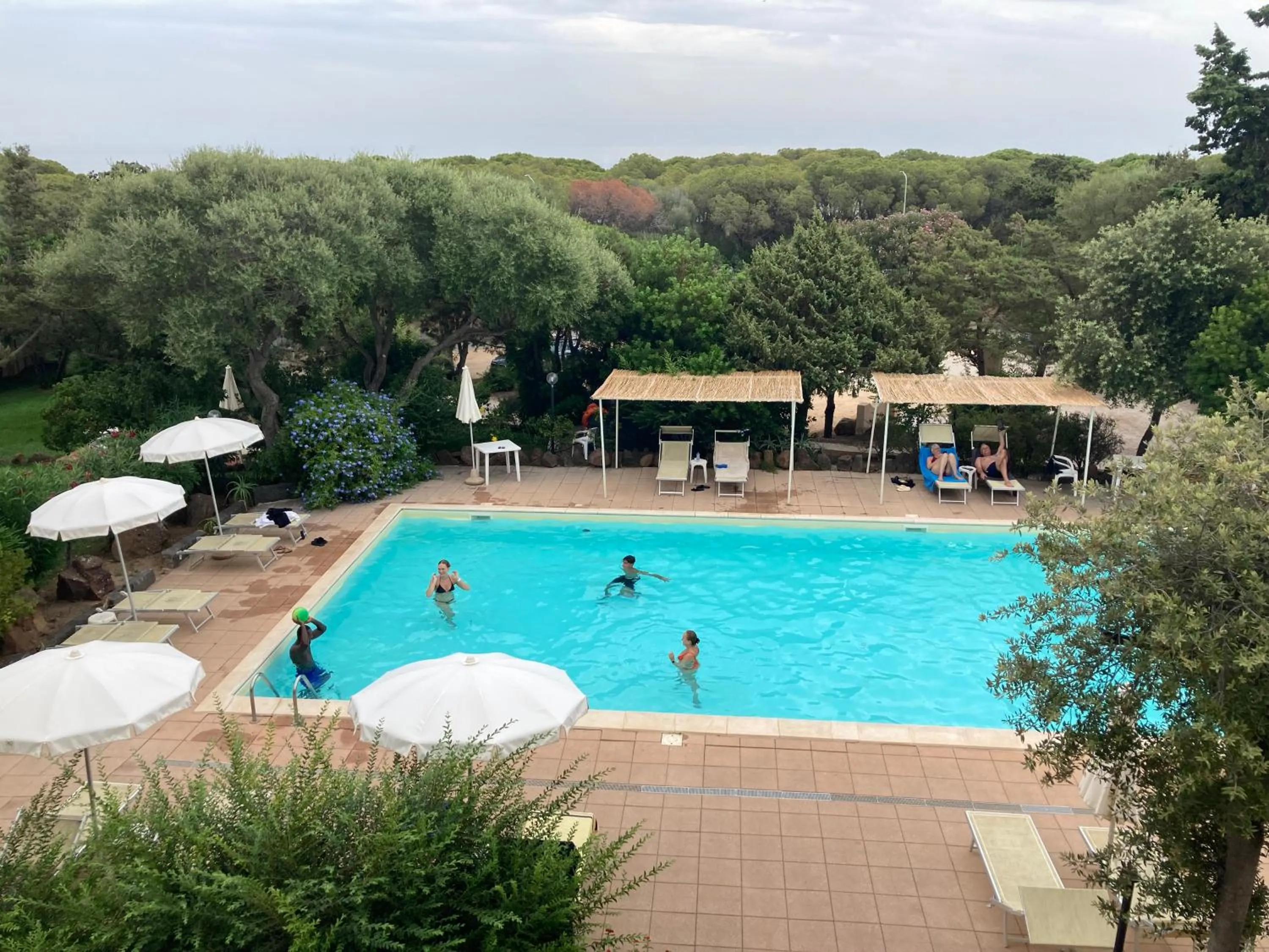 Garden in Hotel Villa Campana