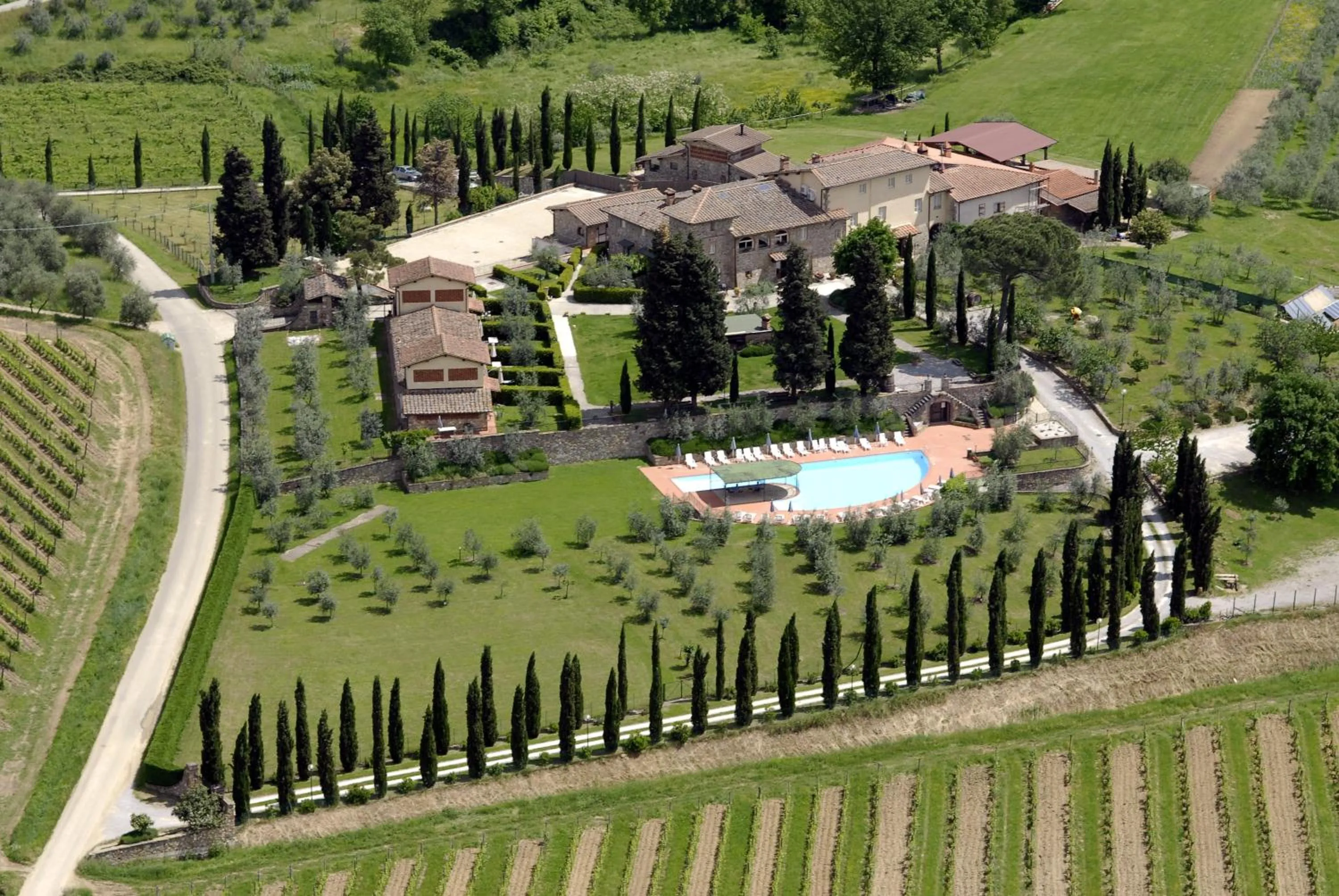 Bird's eye view in Erboli Residence