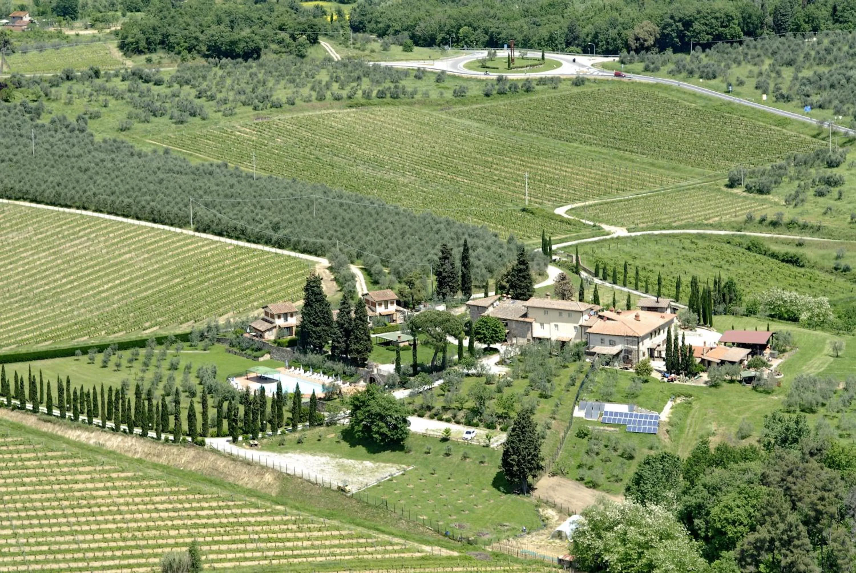 Bird's eye view in Erboli Residence