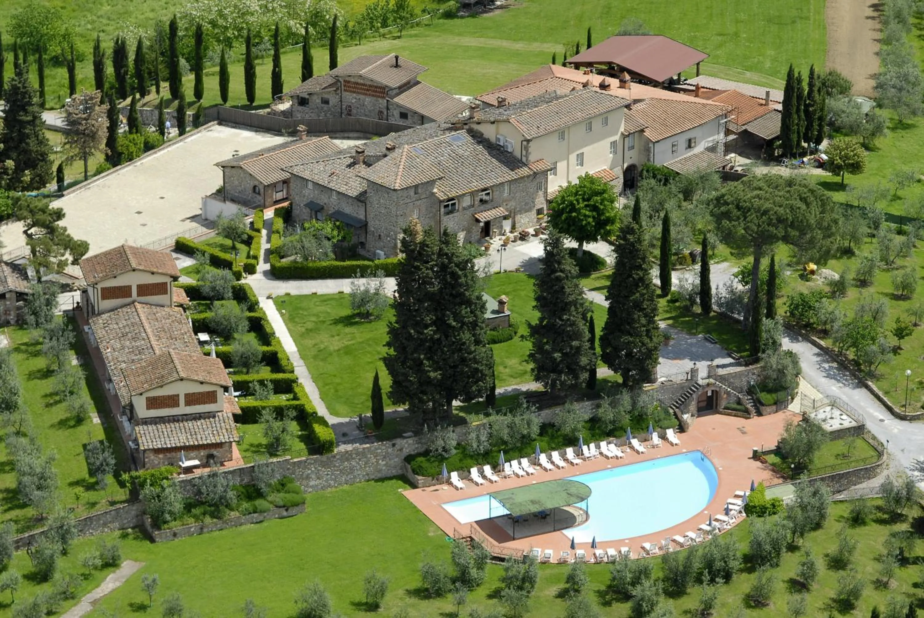 Bird's eye view in Erboli Residence