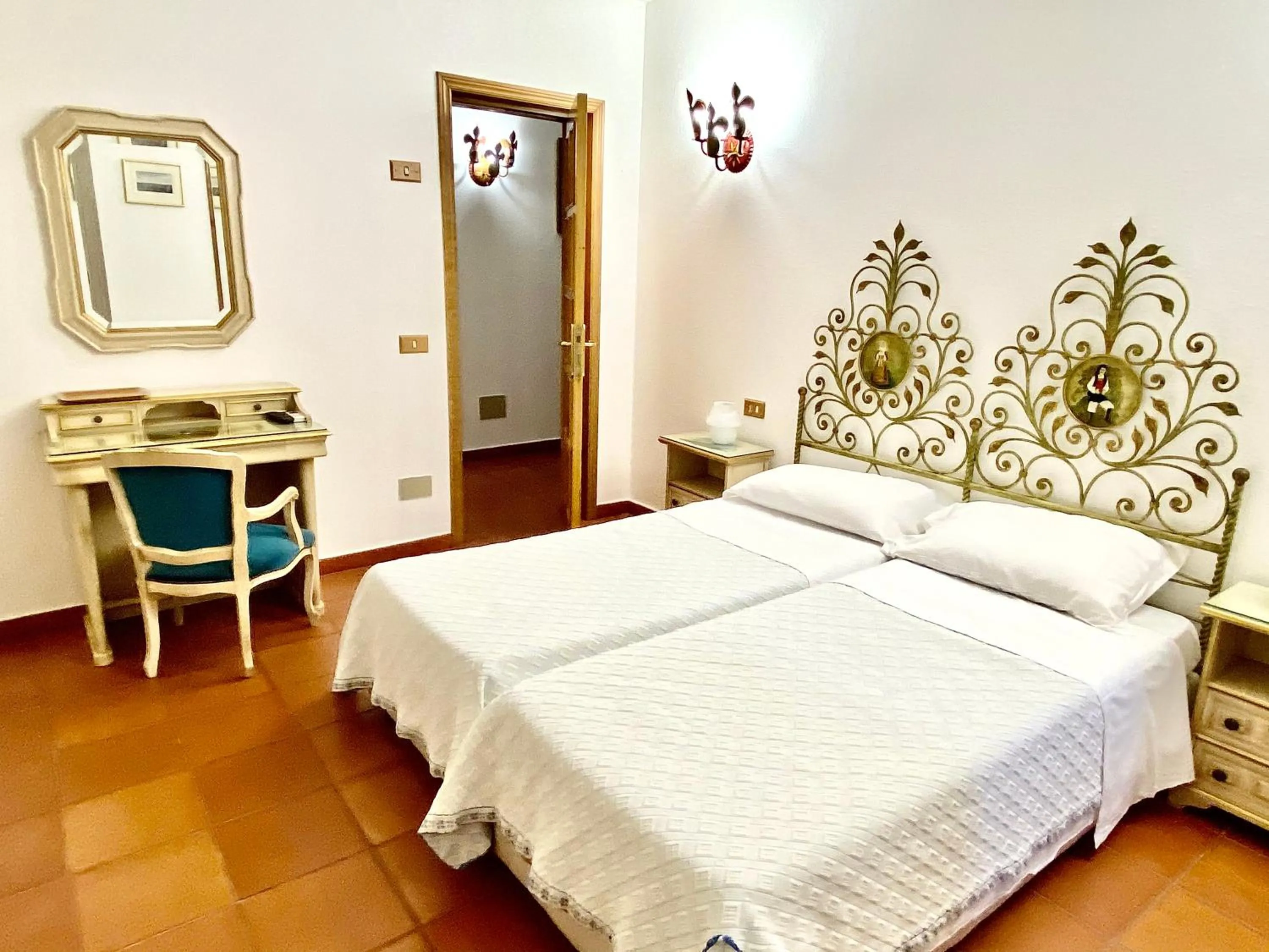 Bed in Hotel Grazia Deledda