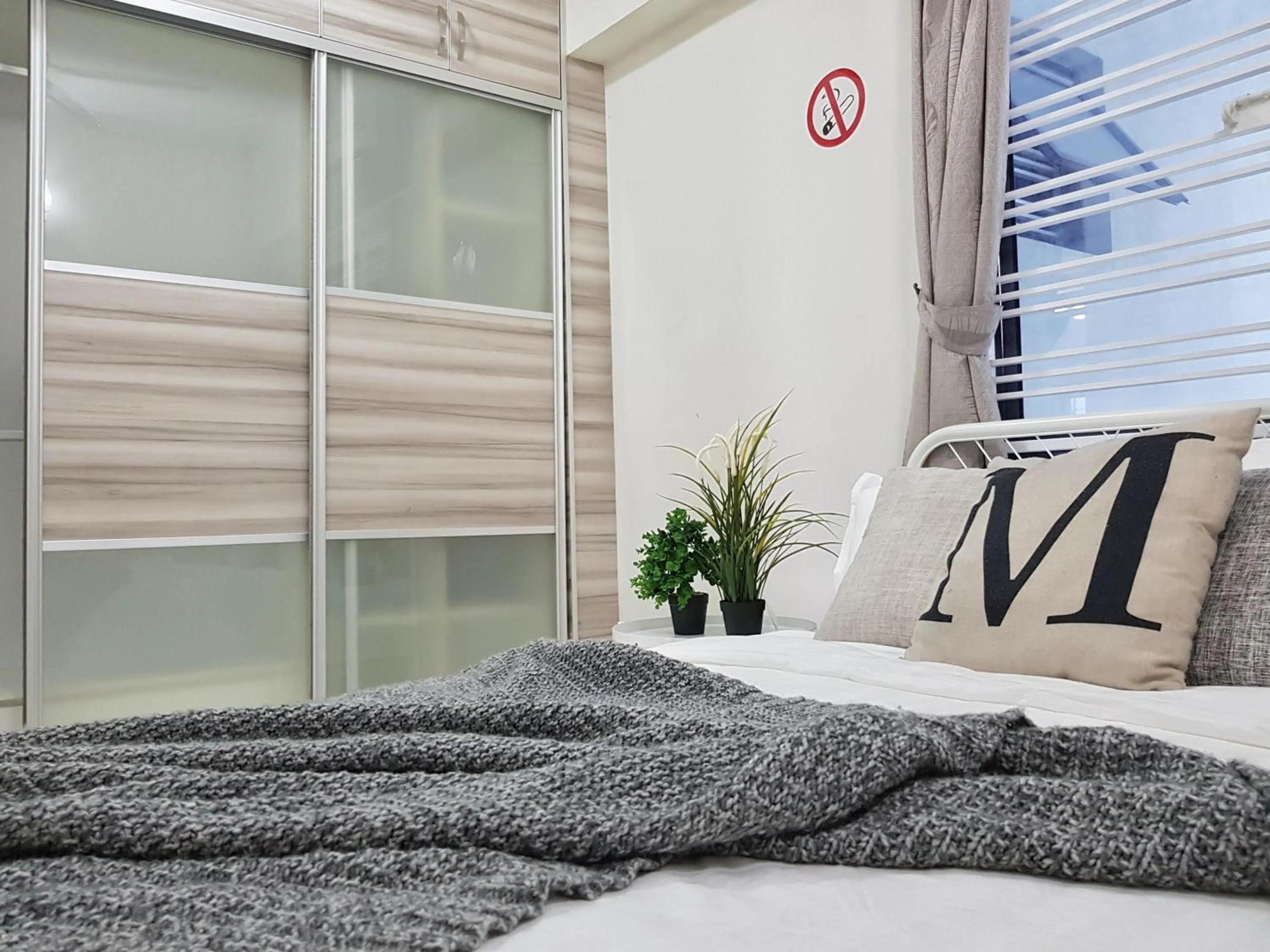 Bedroom, Bed in S1 The Snowy @ Fresh and Cosy Setiawalk Puchong