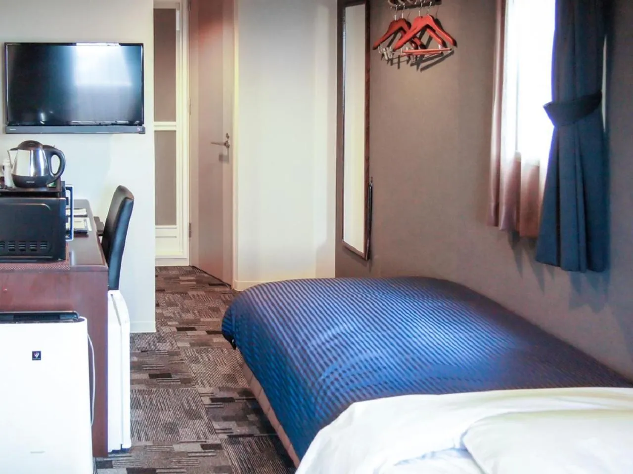 Photo of the whole room, Bed in HOTEL LiVEMAX BUDGET Nagoya Taikodori