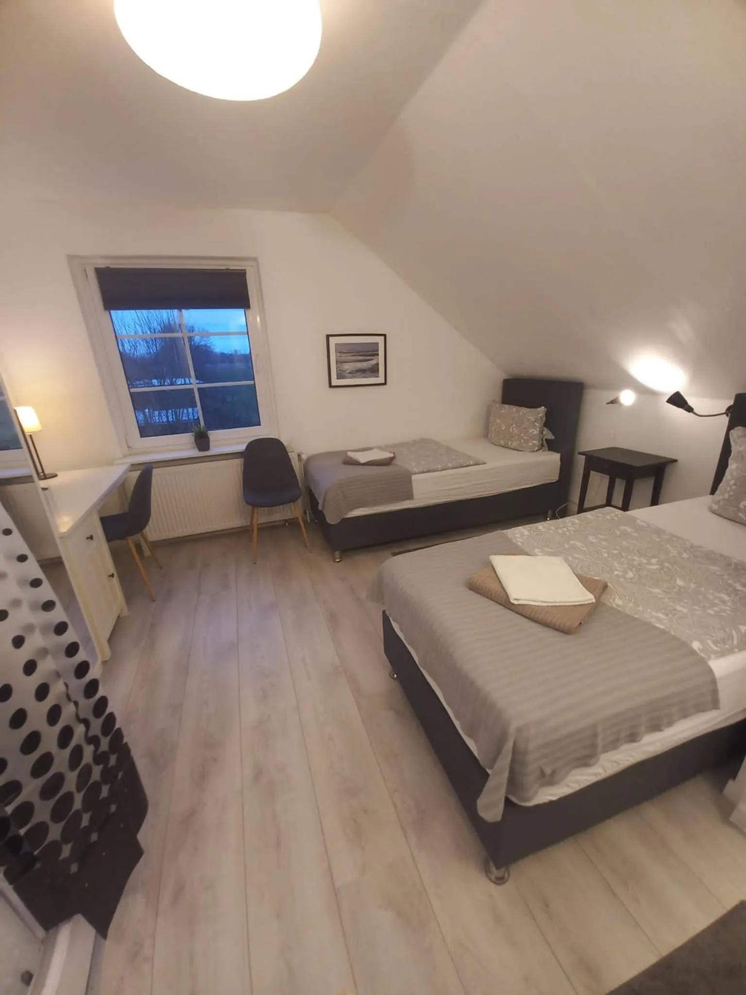 Living room, Bed in Best Pension