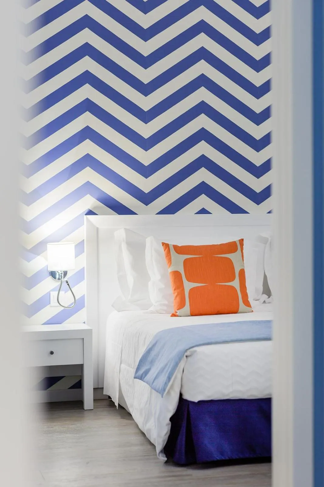 Decorative detail, Bed in Terrace Mar Suite Hotel