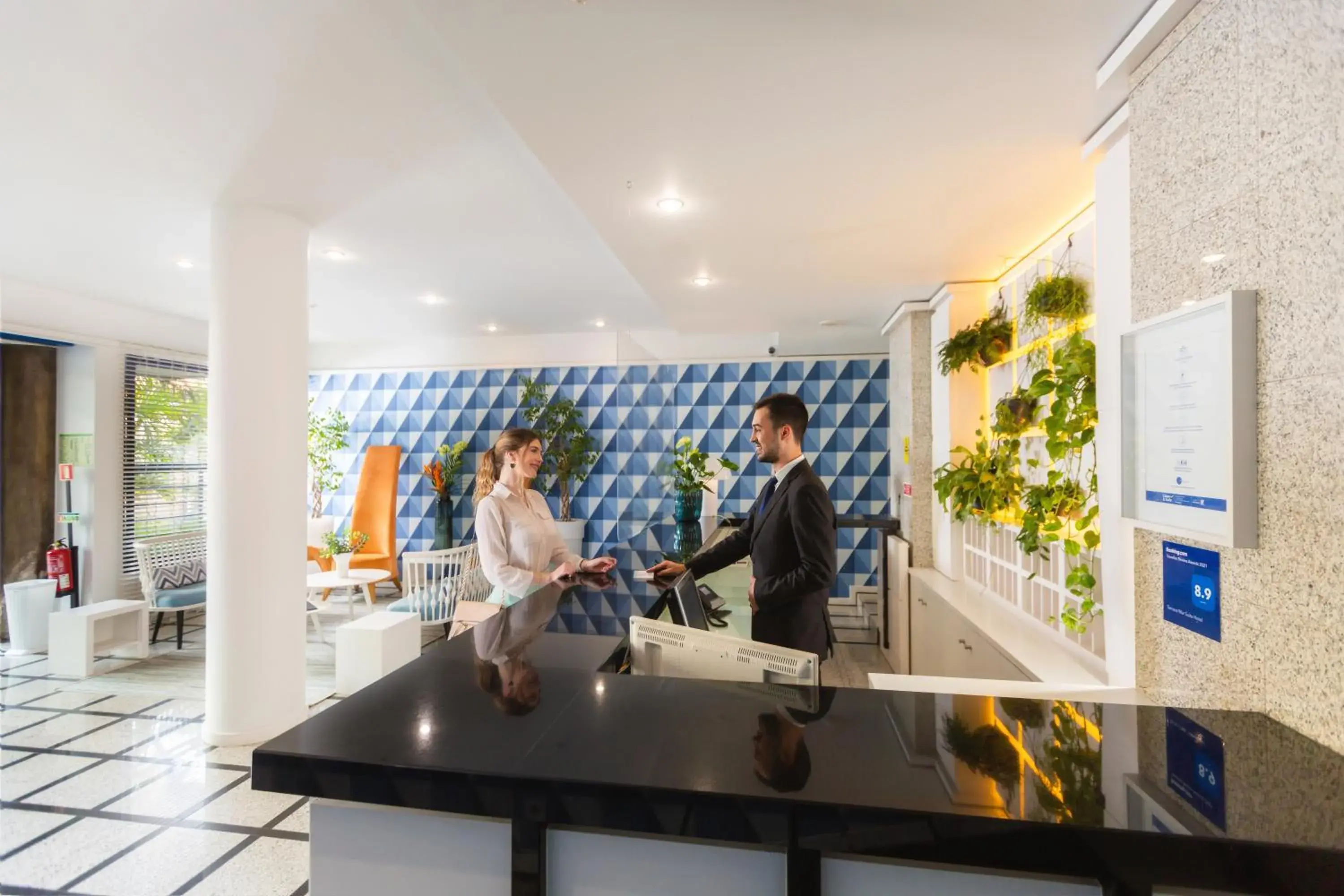 Lobby or reception in Terrace Mar Suite Hotel Lobby or reception in Terrace Mar Suite Hotel