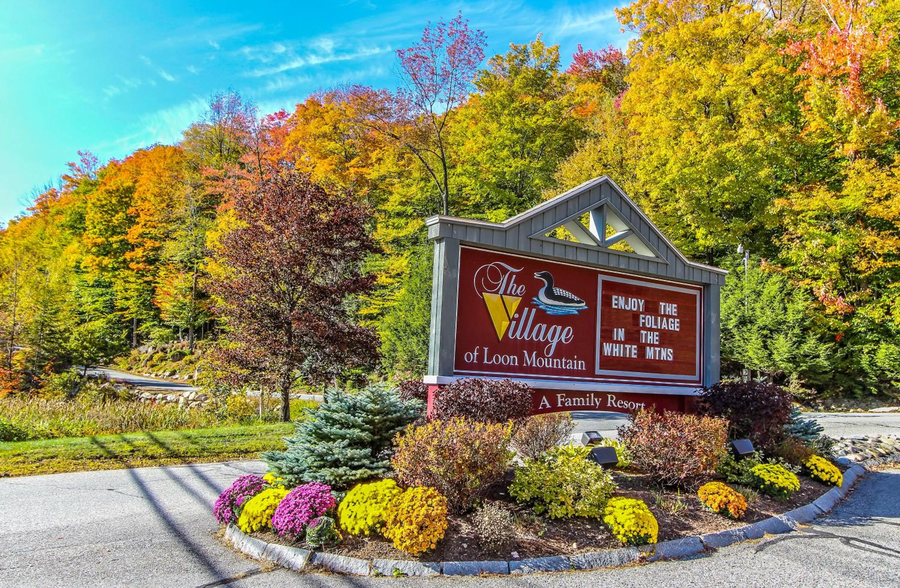 Property logo or sign in Village of Loon Mountain