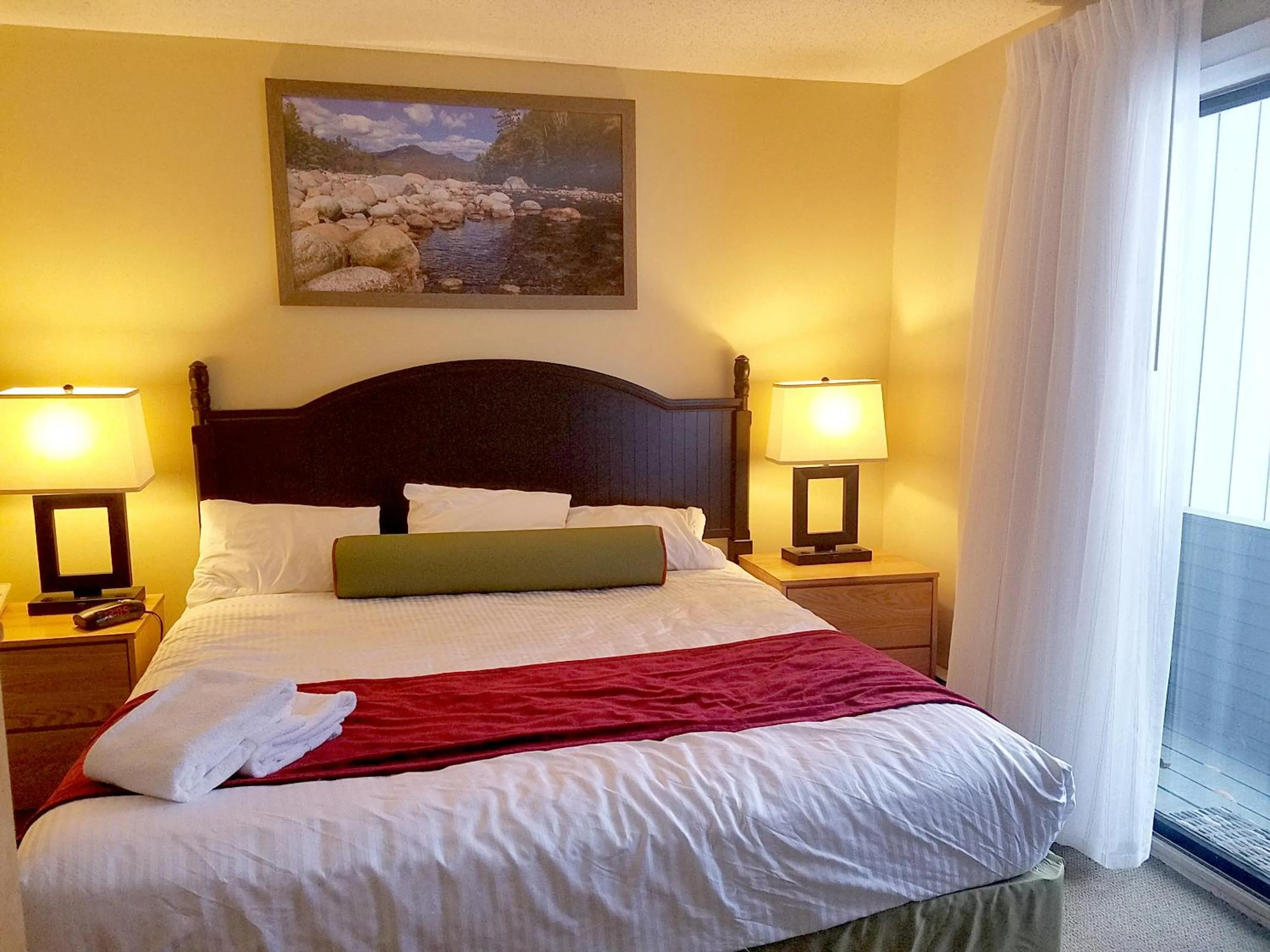 Bed in Village of Loon Mountain