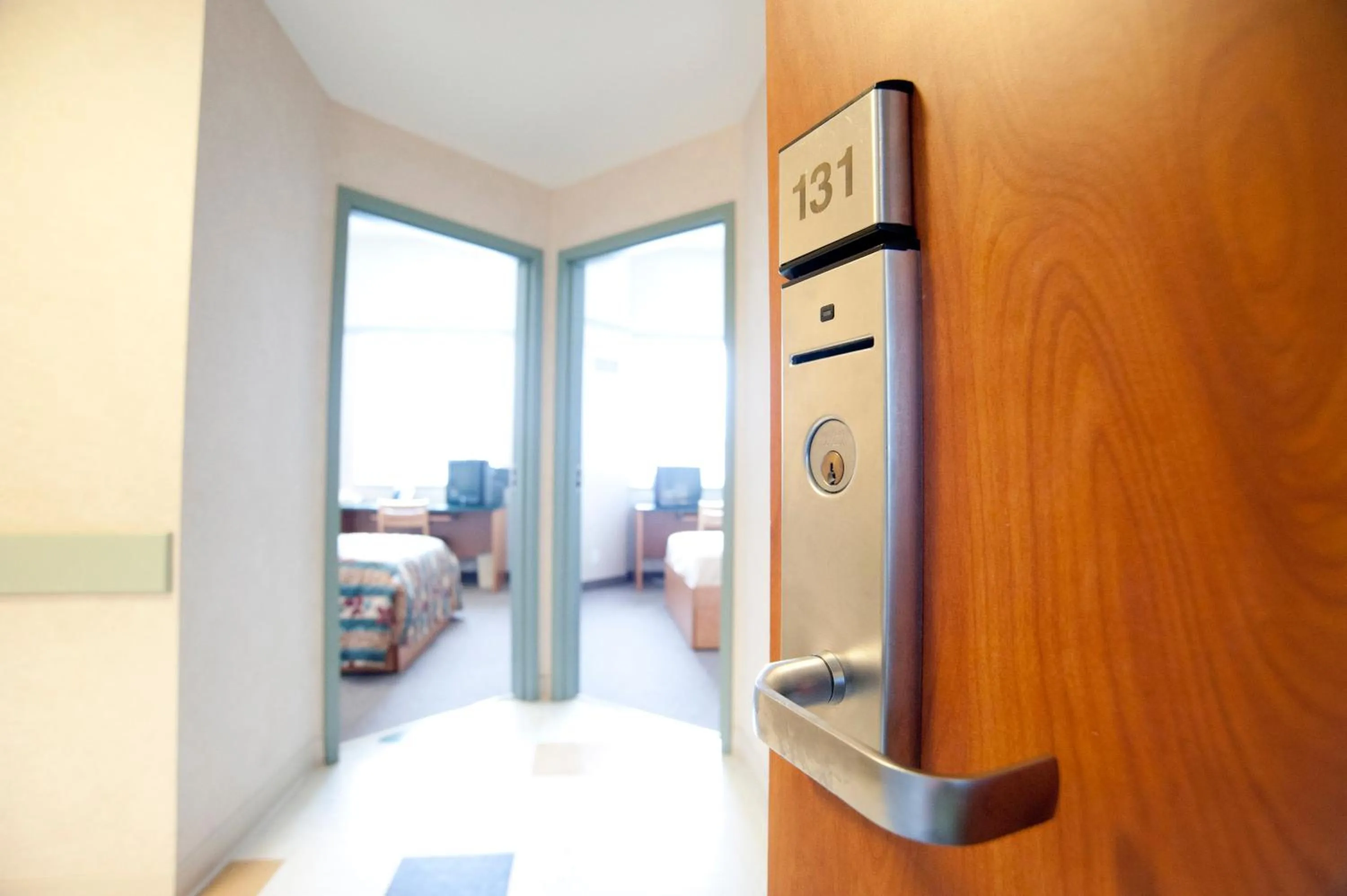 Photo of the whole room, Bed in Residence & Conference Centre- Barrie