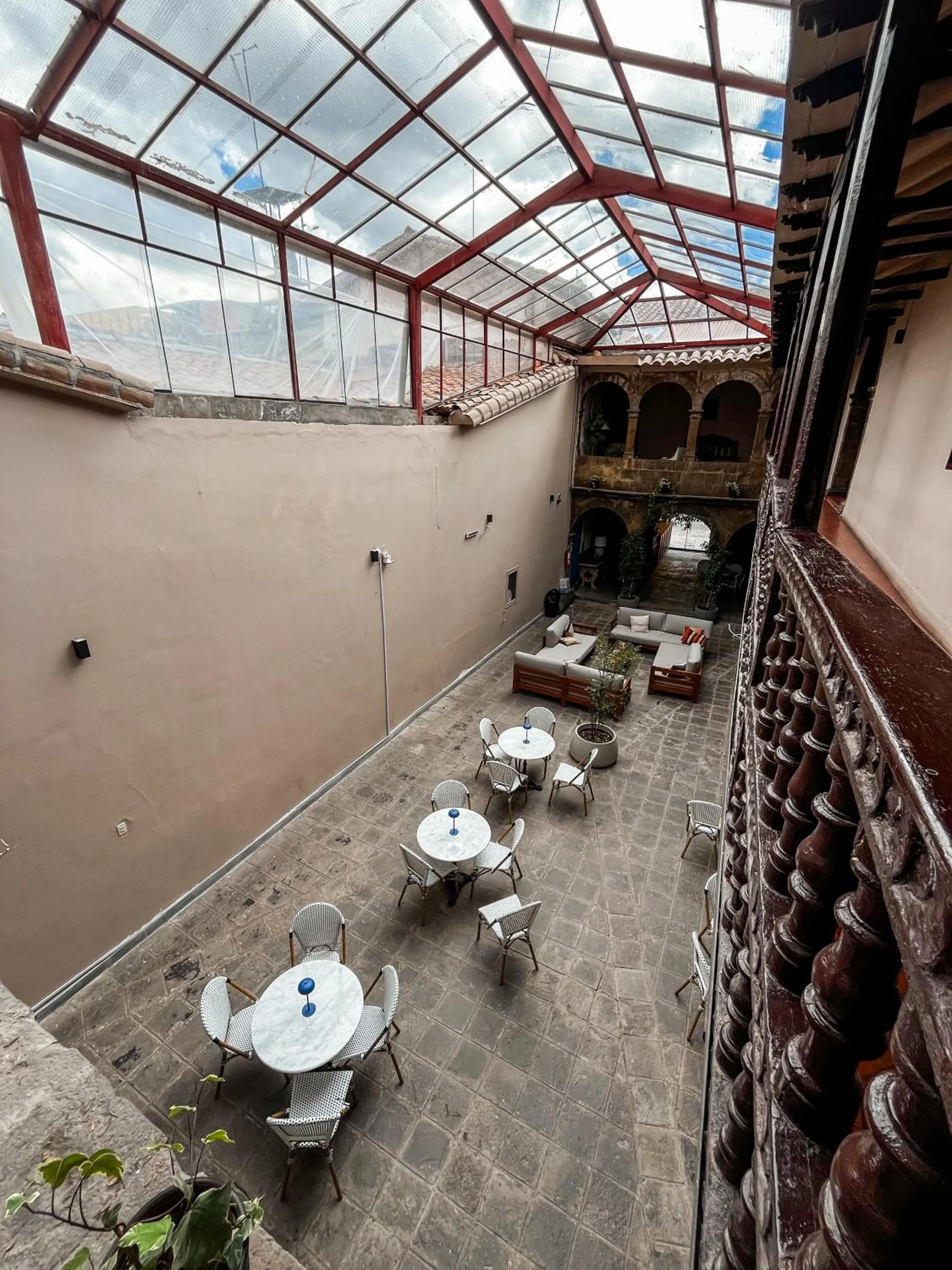 Patio in Hotel Cusco Plaza Saphi