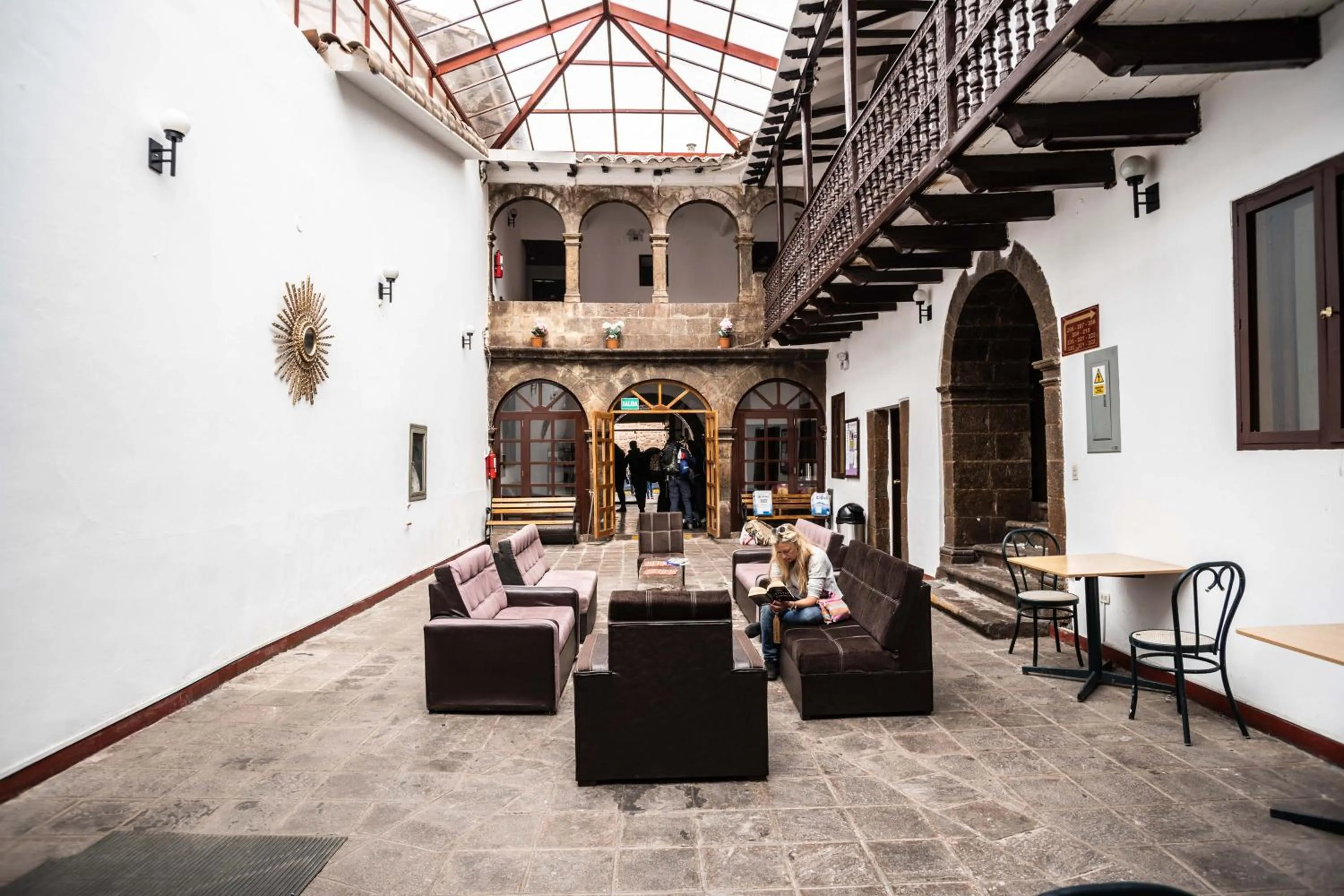 Patio in Hotel Cusco Plaza Saphi