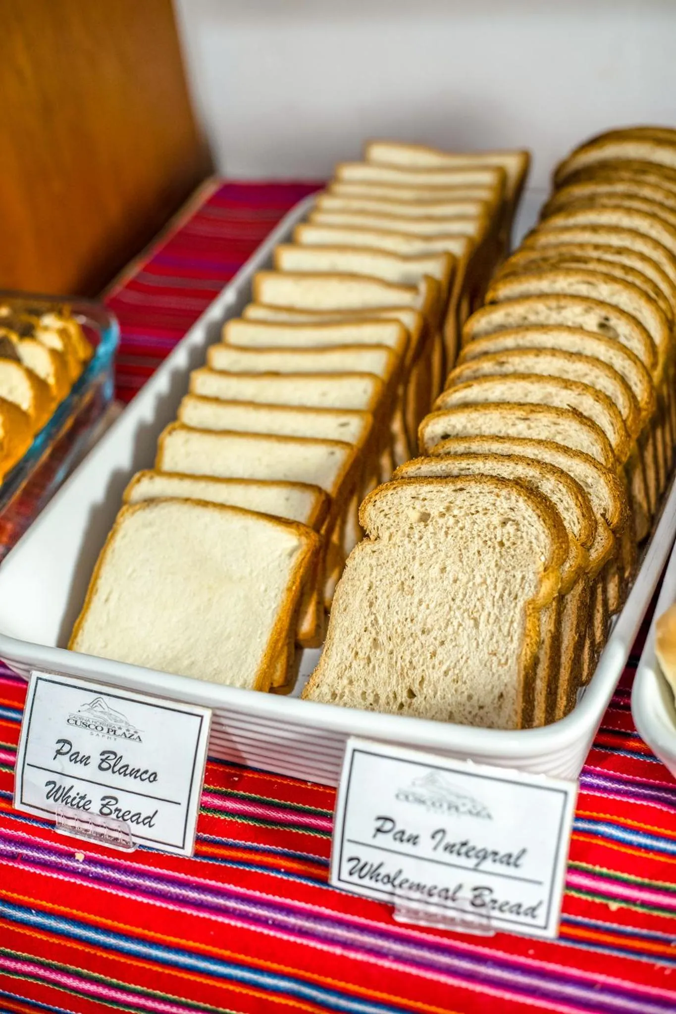 Continental breakfast in Hotel Cusco Plaza Saphi