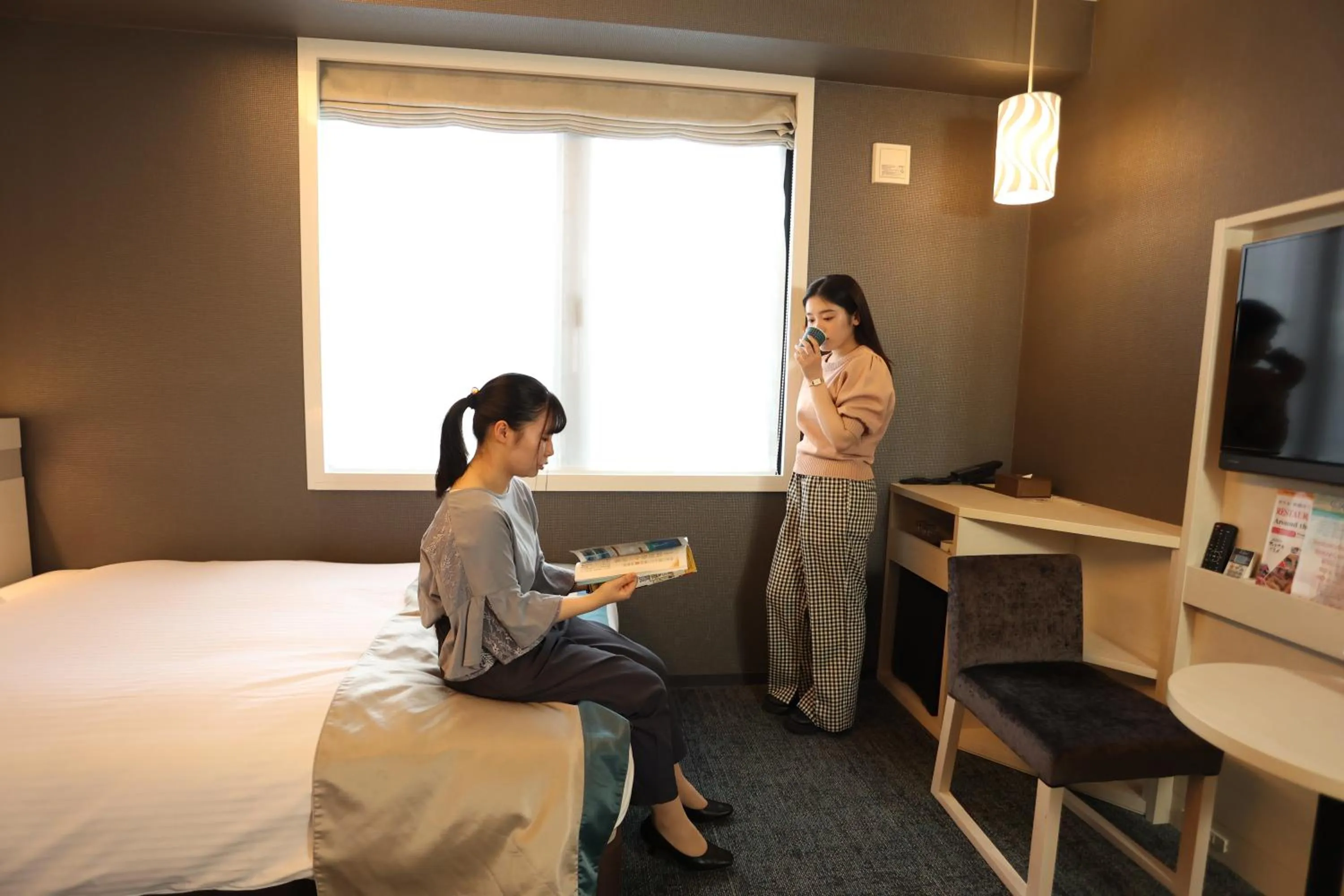 People, Bed in Urban Hotel Kyoto Shijo Premium