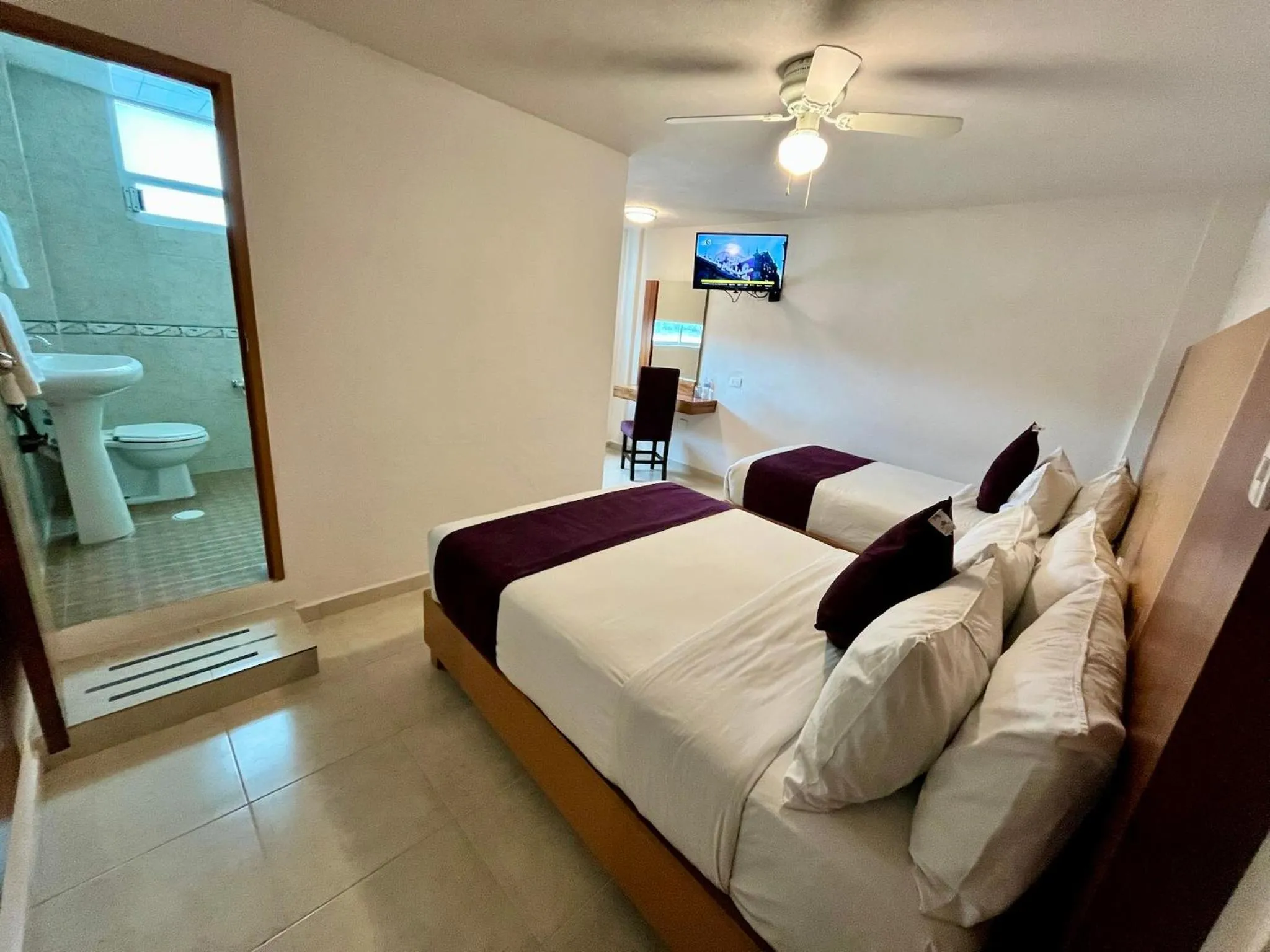 Bed in Hotel Posada Maria Sofia