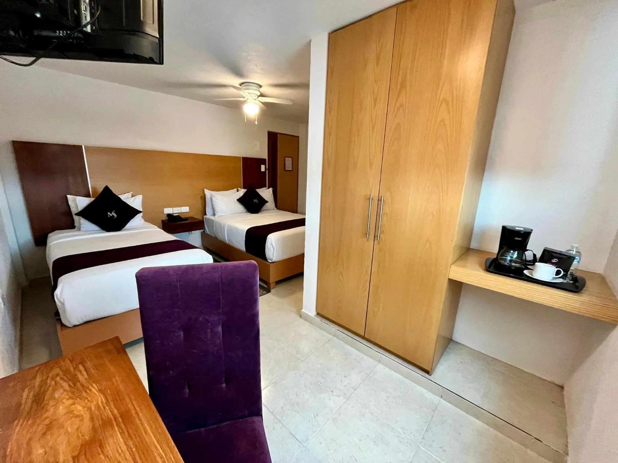 Bed in Hotel Posada Maria Sofia