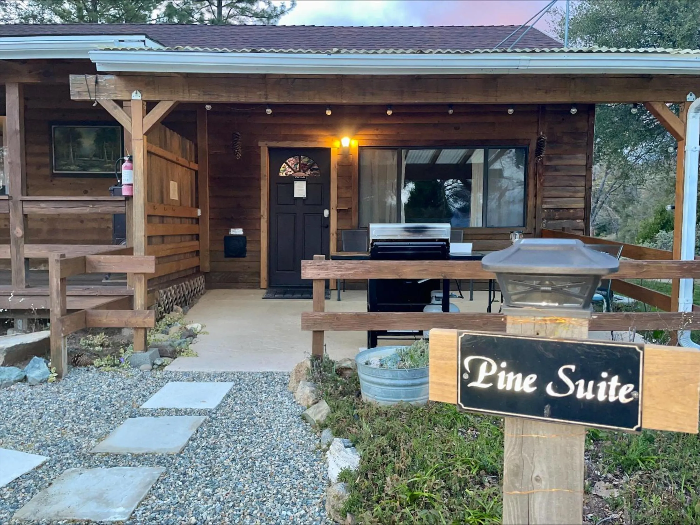 Patio in Sierra Mountain Lodge - Vacation Rentals - Yosemite