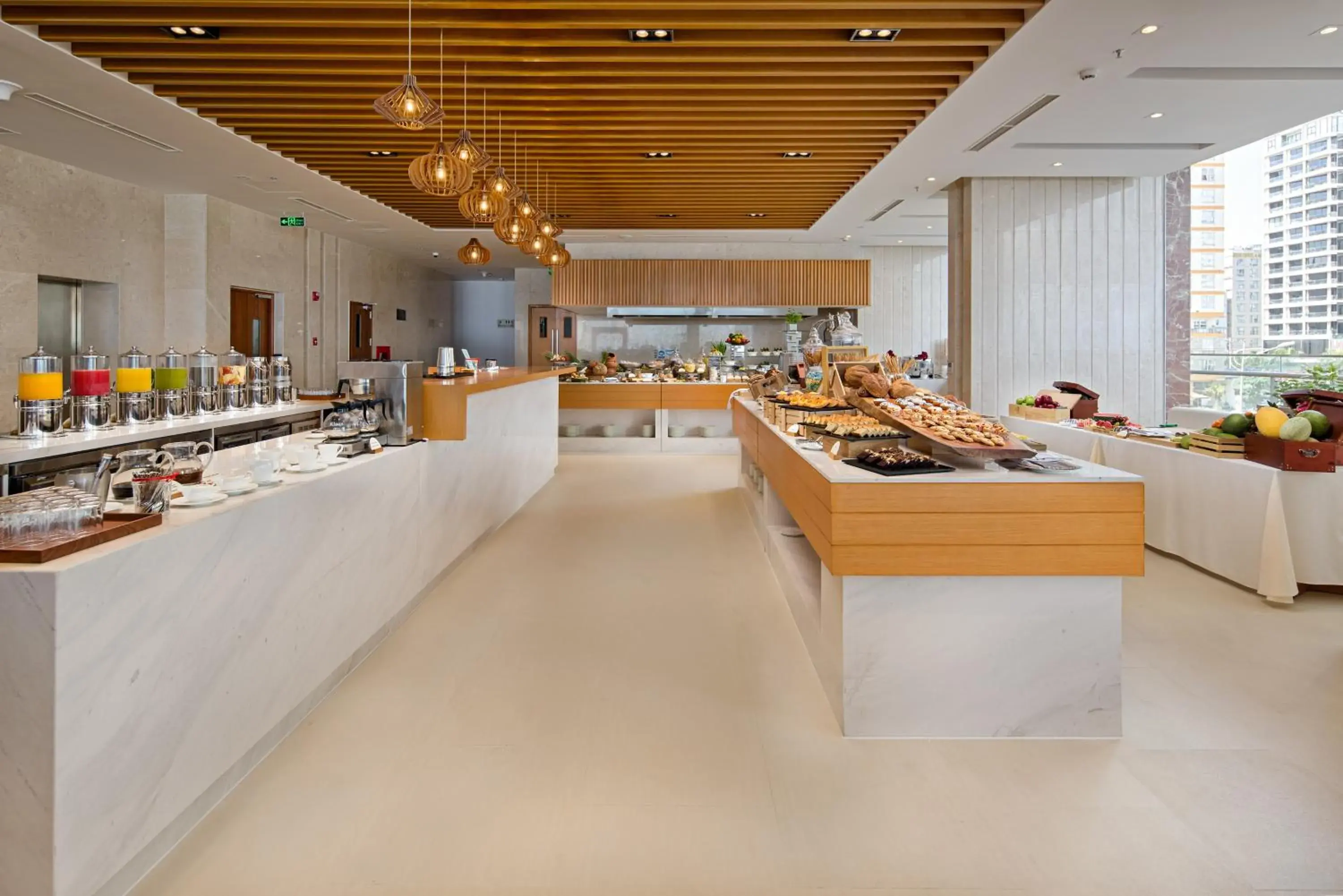 Buffet breakfast in TMS Hotel Da Nang Beach Buffet breakfast in TMS Hotel Da Nang Beach