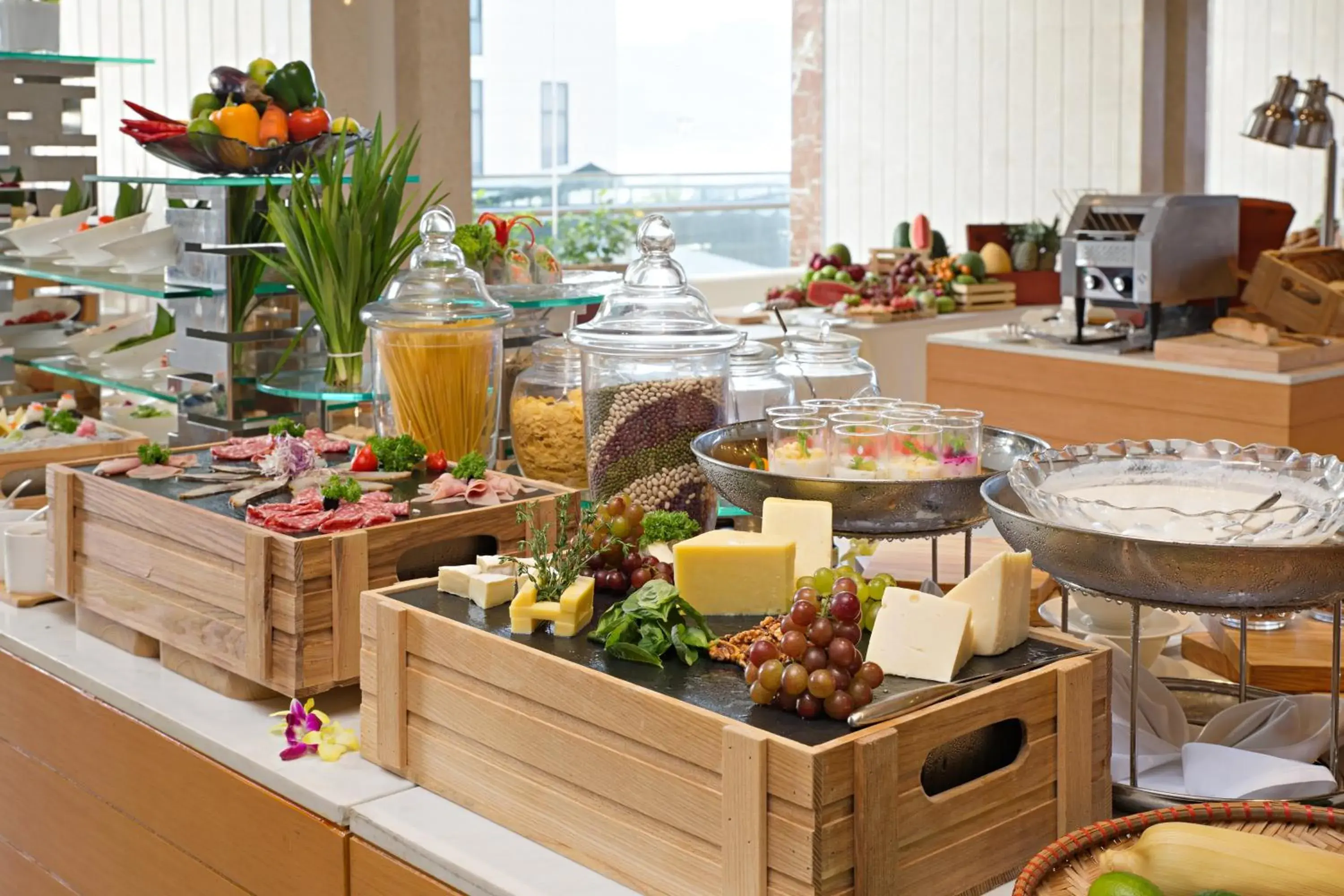 Buffet breakfast in TMS Hotel Da Nang Beach Buffet breakfast in TMS Hotel Da Nang Beach