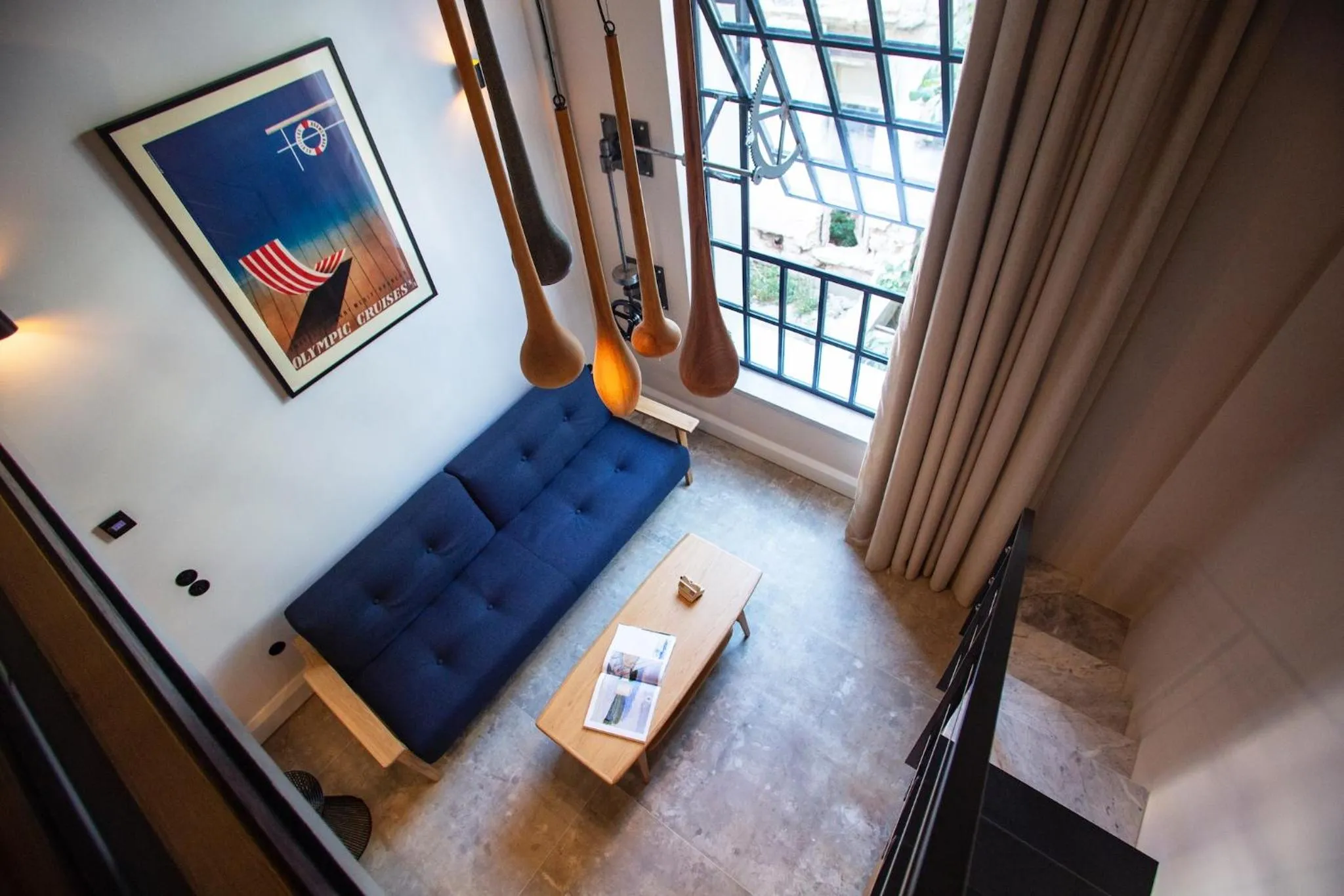 Living room in The Foundry Suites