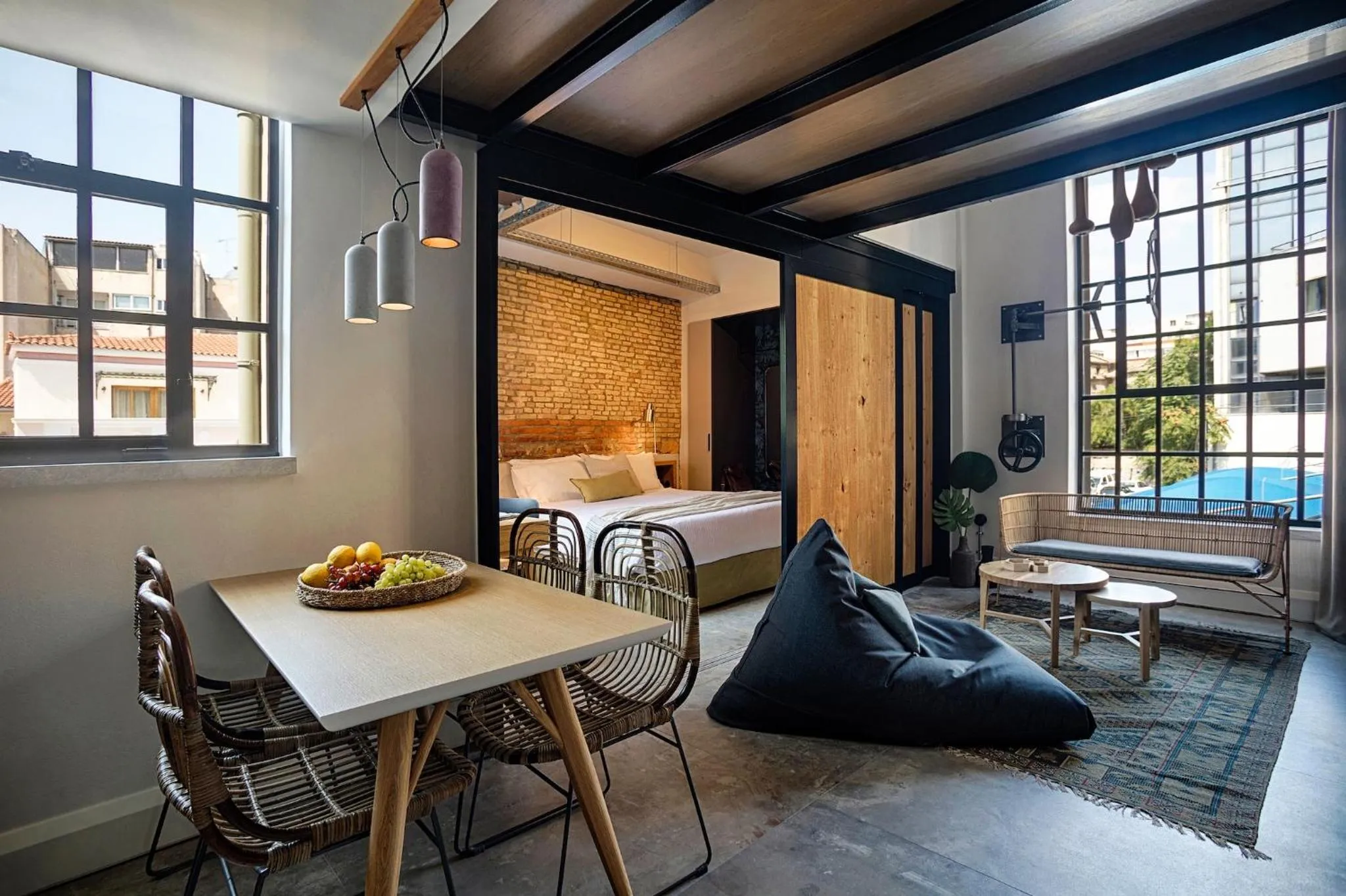 Day, Bed in The Foundry Suites