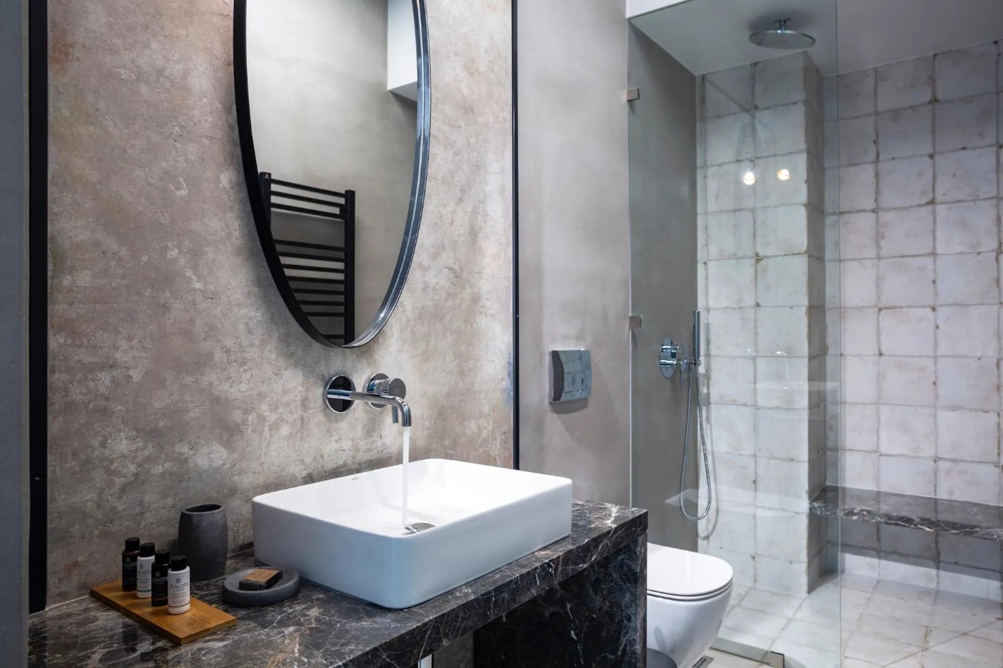 Shower in The Foundry Suites