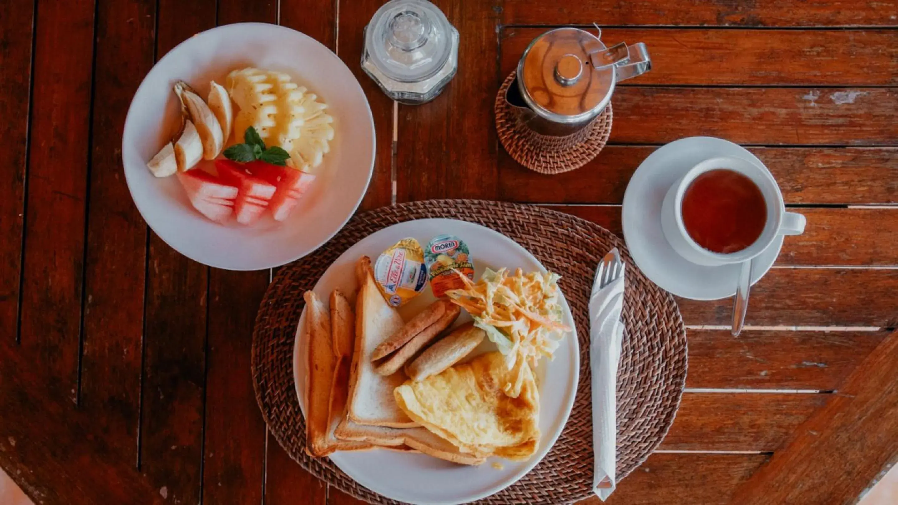 Breakfast in Puri Sunny Munduk , North Bali Breakfast in Puri Sunny Munduk , North Bali