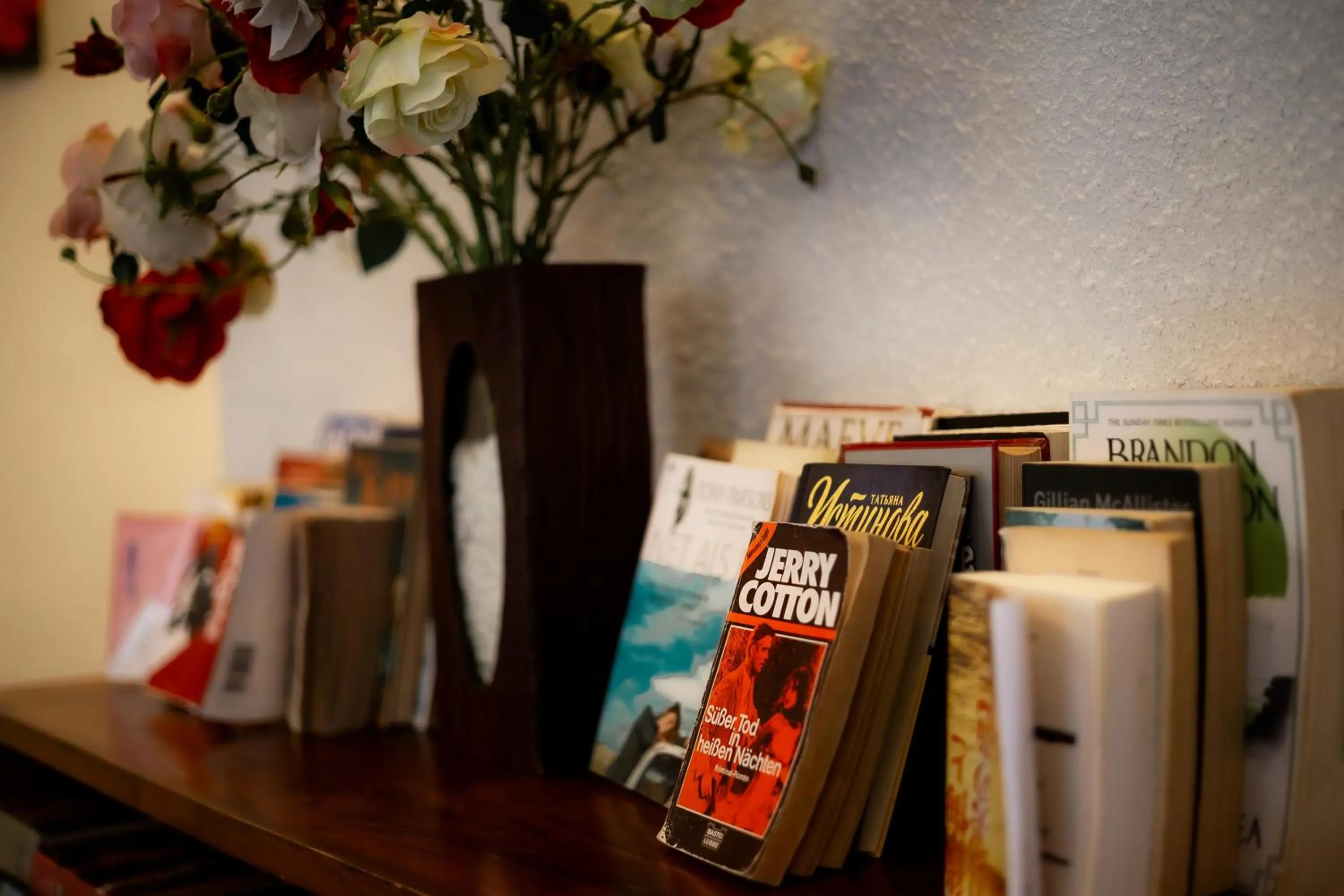 Library in Fourteen Roses Beach Hotel
