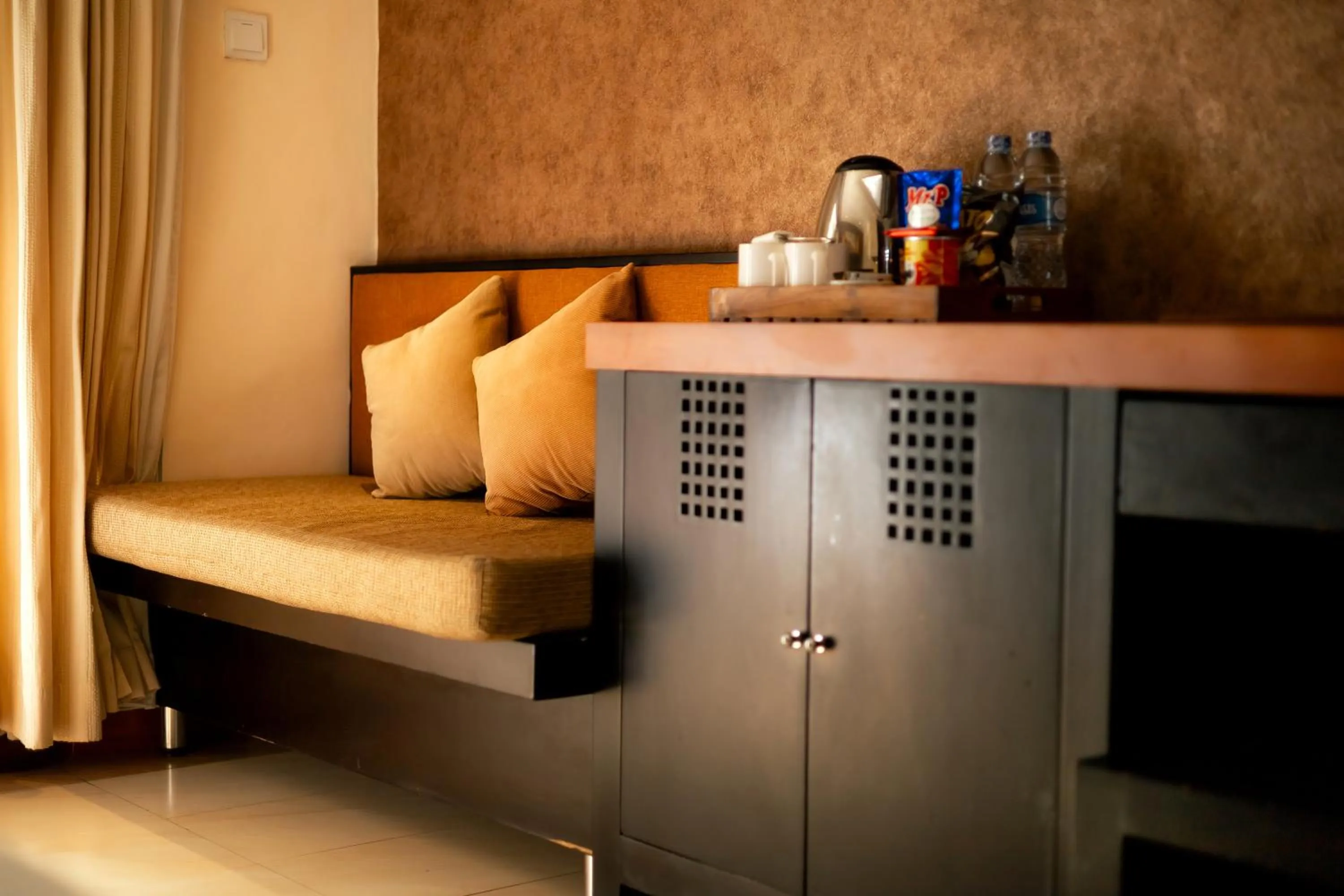 Seating area in Fourteen Roses Beach Hotel