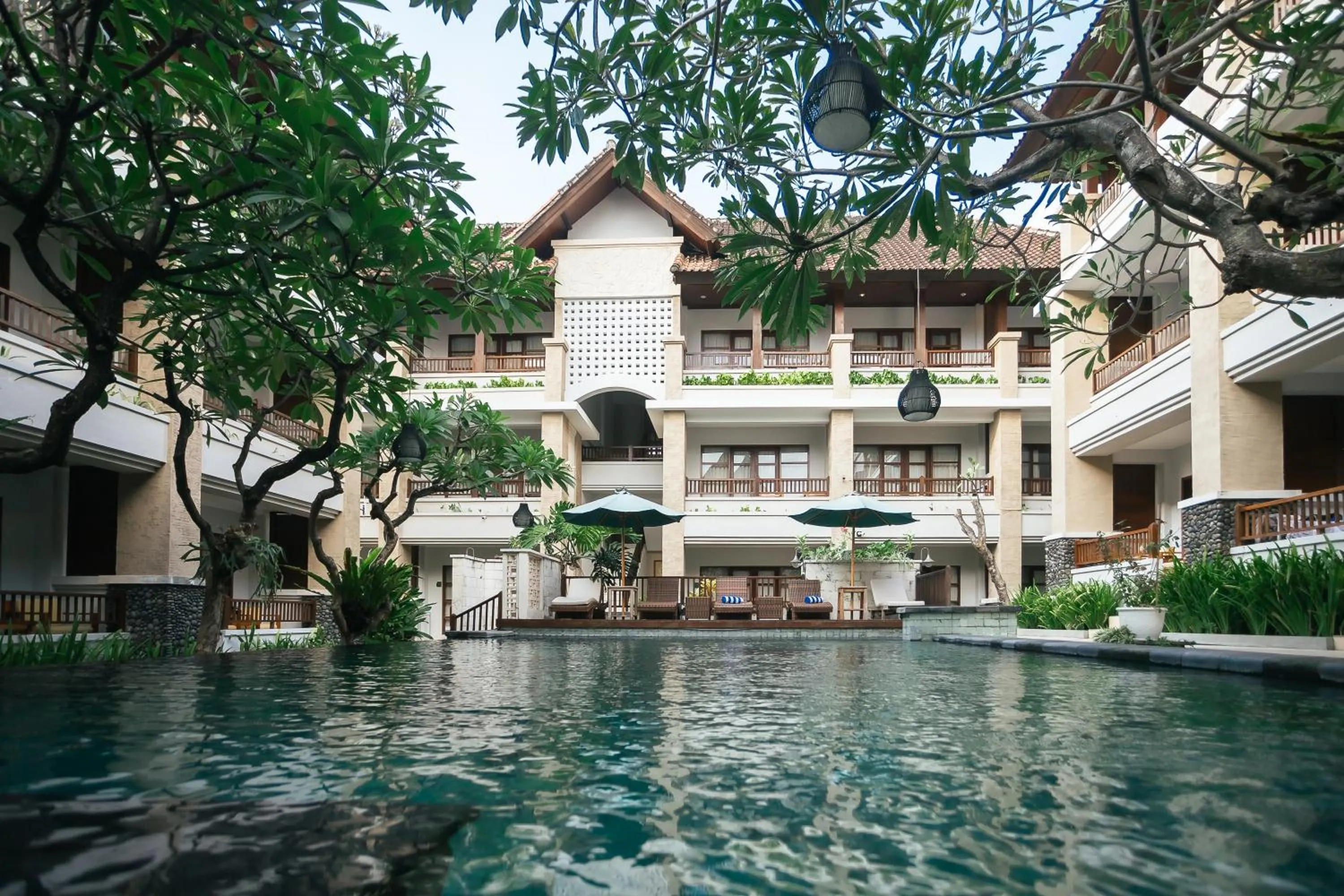 Pool view in Fourteen Roses Beach Hotel