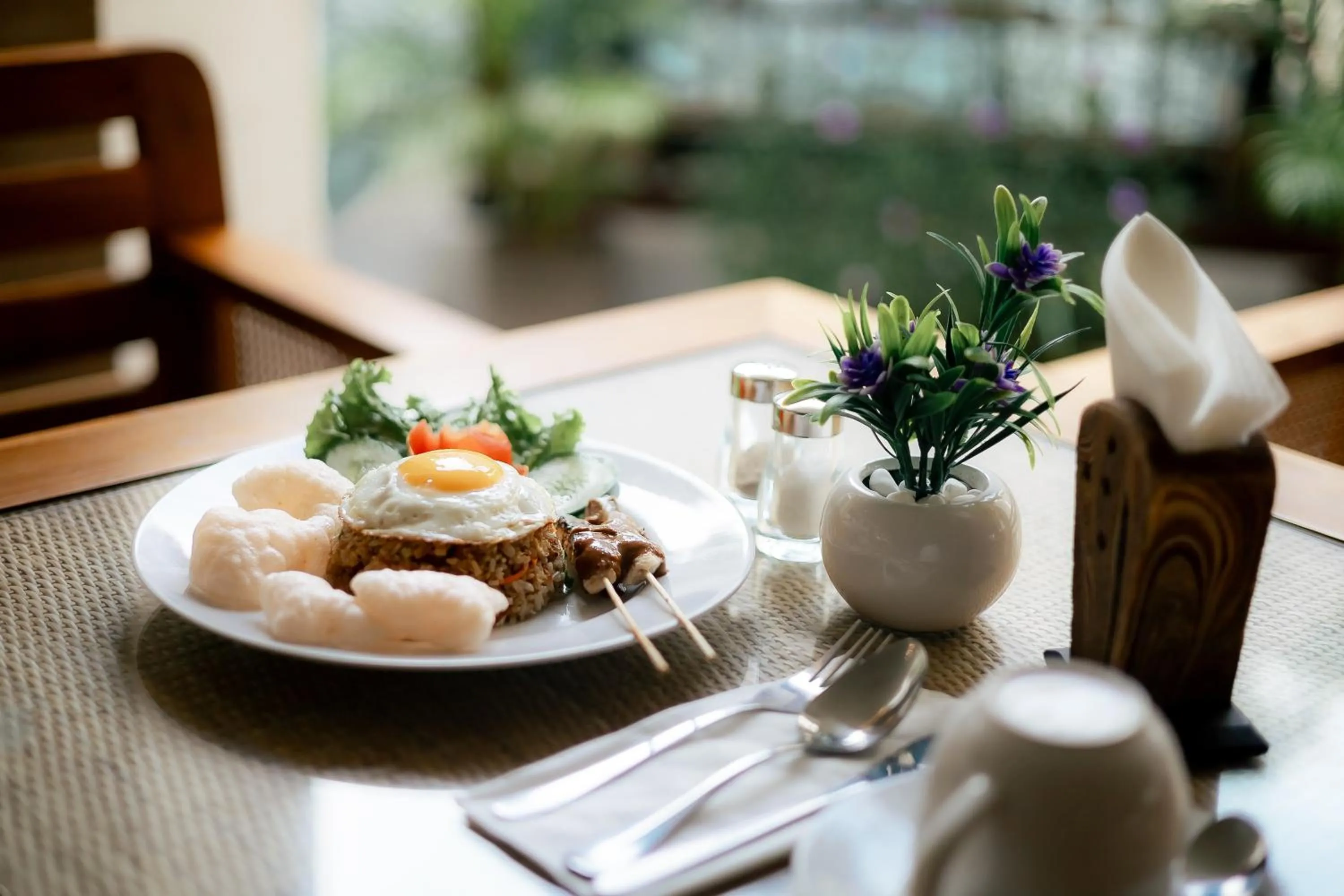 Breakfast in Fourteen Roses Beach Hotel