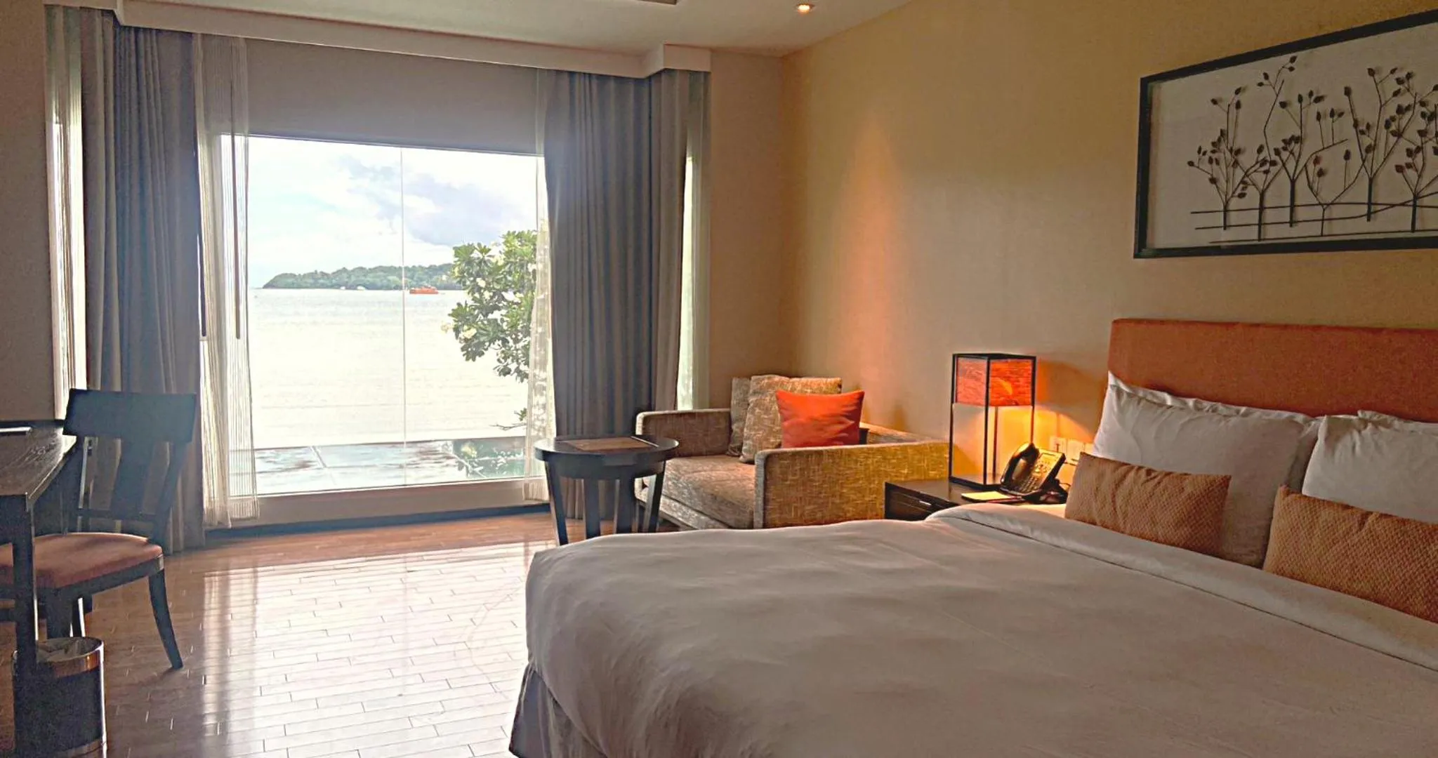 Bed in Phuket Panwa Beachfront Resort