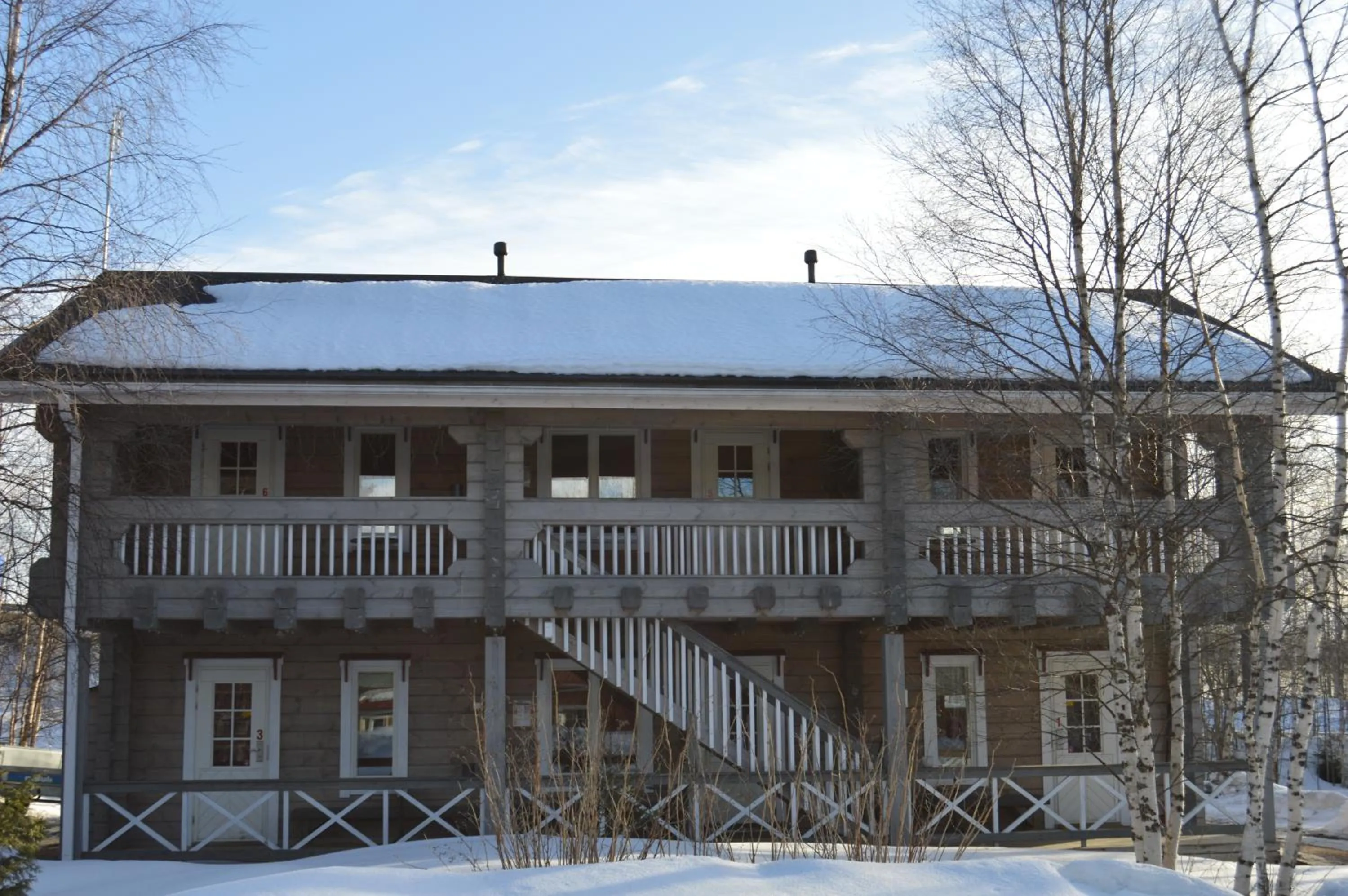 Facade/entrance in Santa's Little Village - Hotel Uitonniemi
