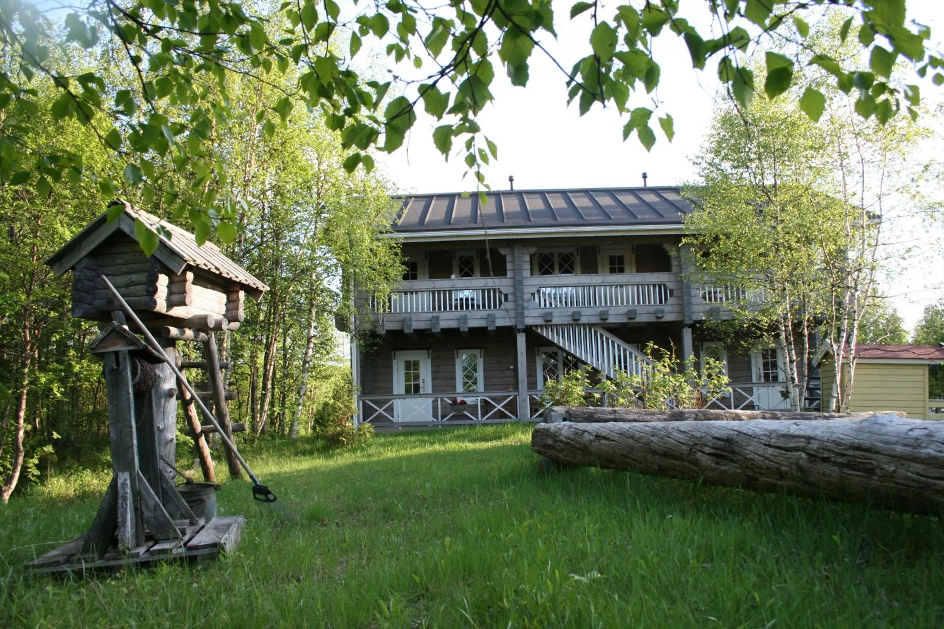 Property building in Santa's Little Village - Hotel Uitonniemi