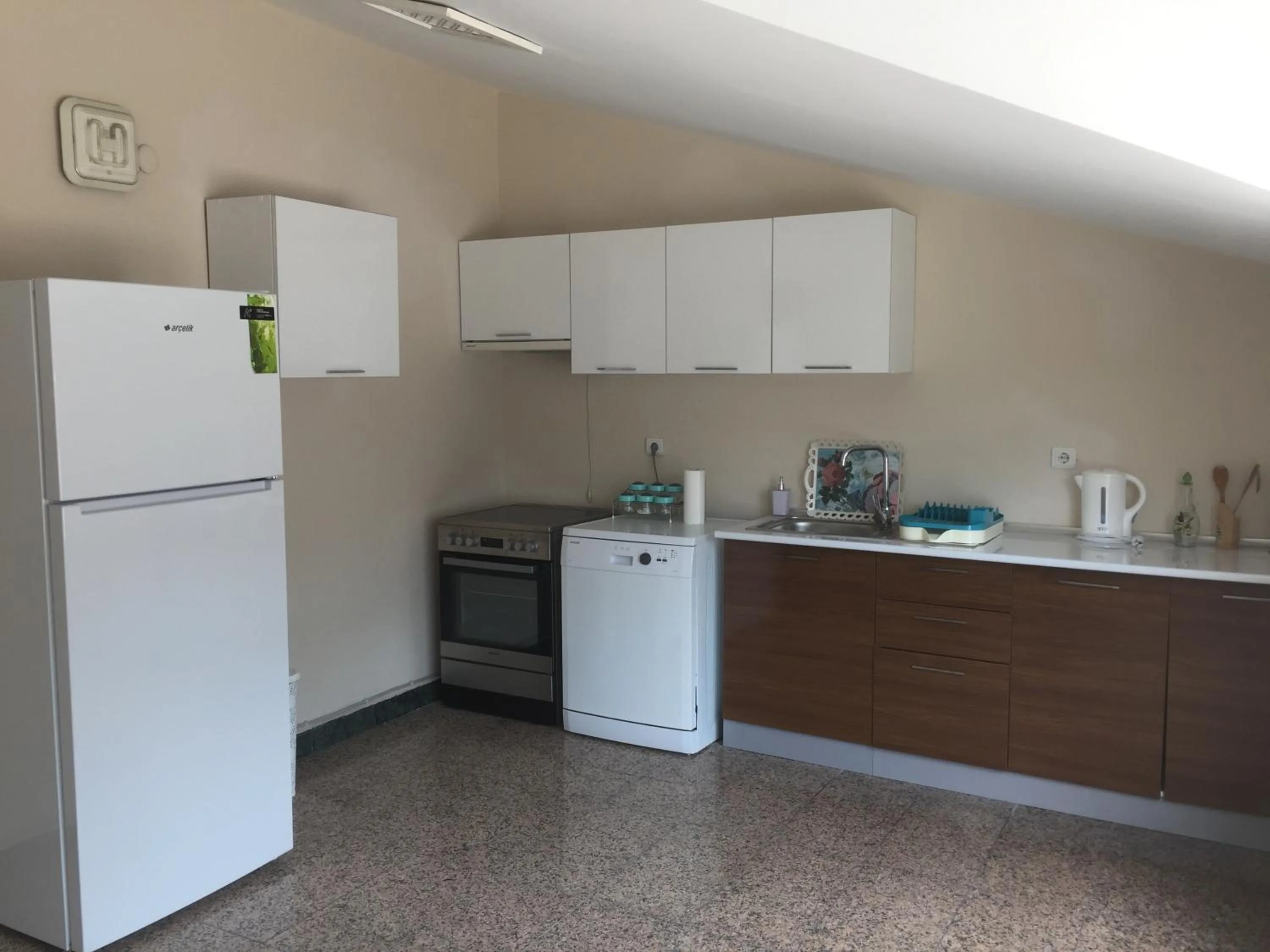 Kitchen or kitchenette in Hotel Eken Prestige