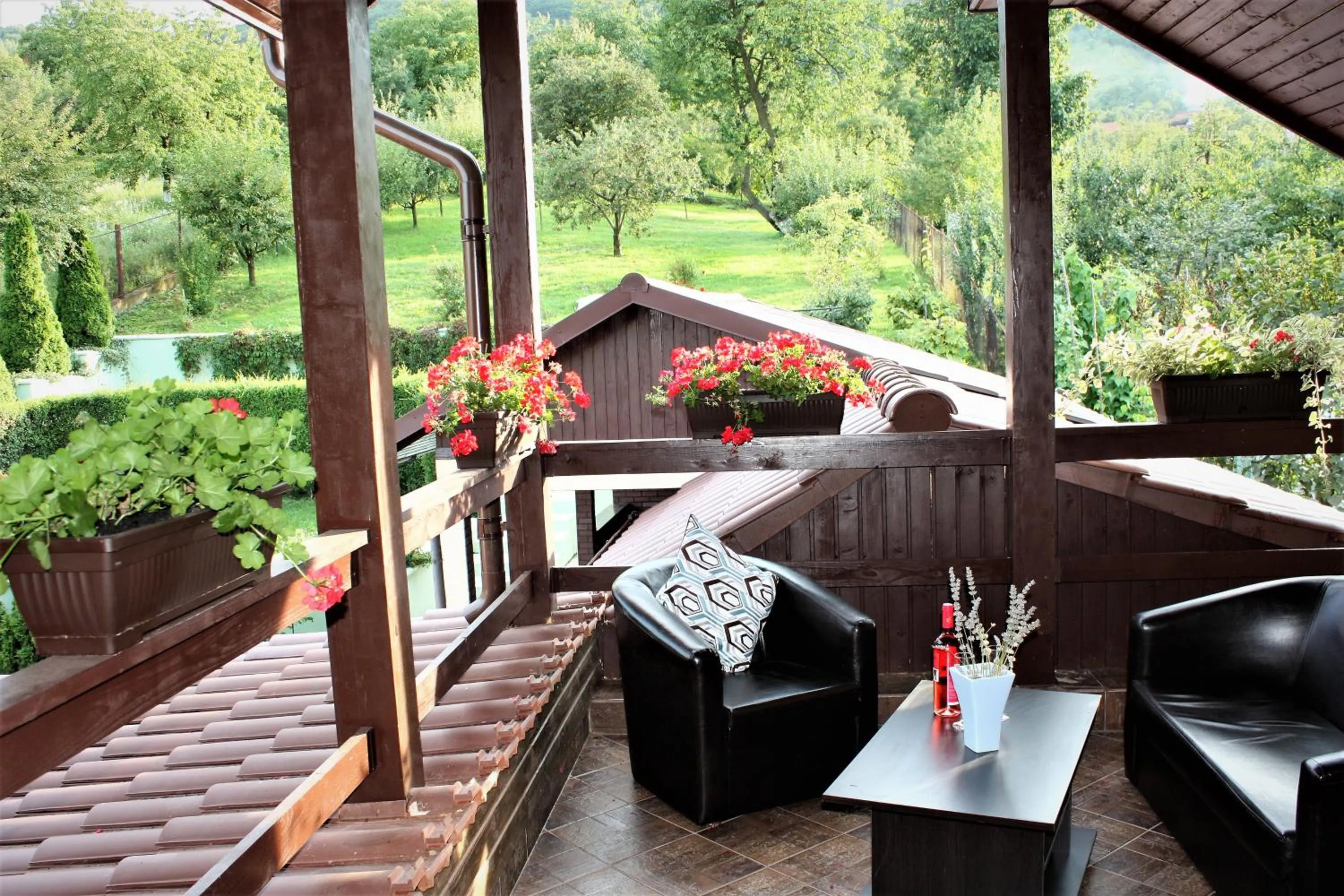 Garden view in Silva House