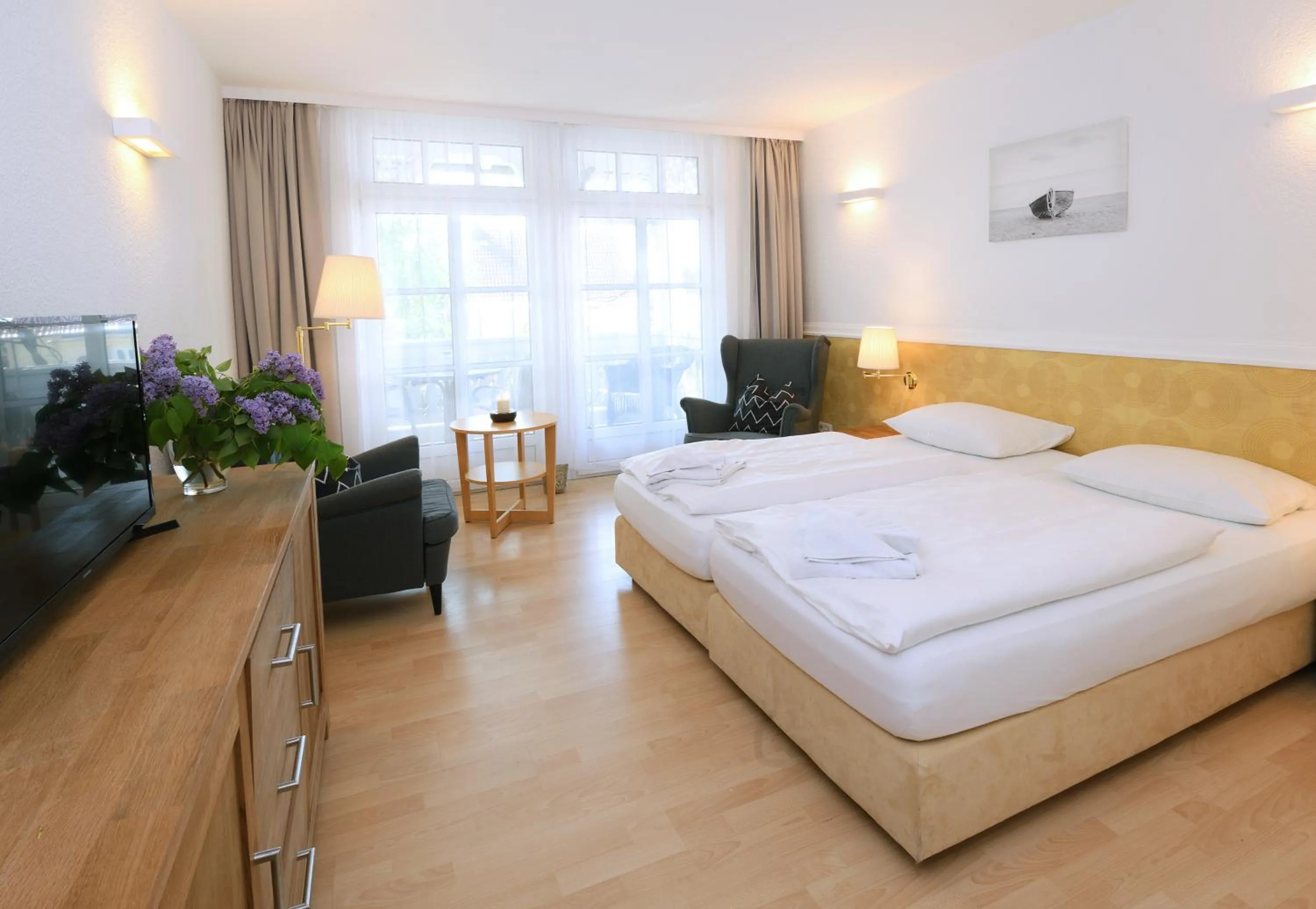 Bed in Hotel Villa Granitz