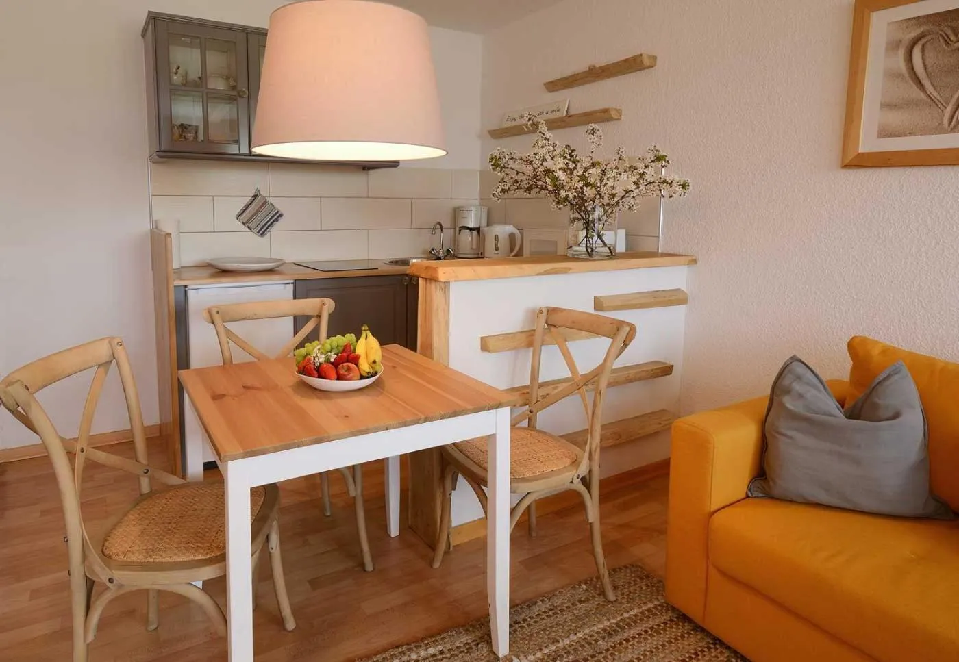 Kitchen or kitchenette in Hotel Villa Granitz