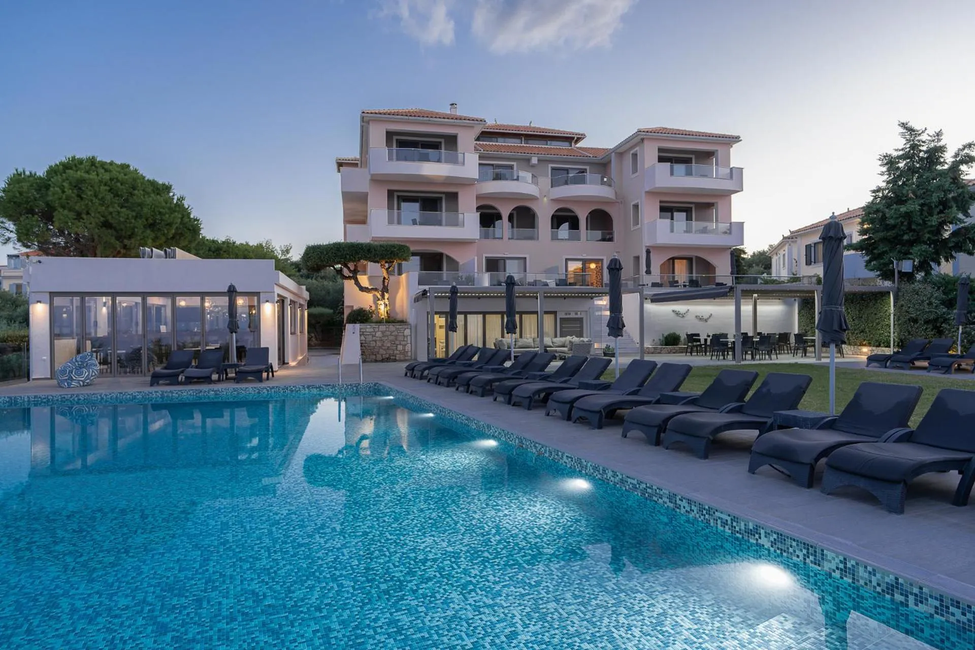 Property building in Kymothoe Elite Suites