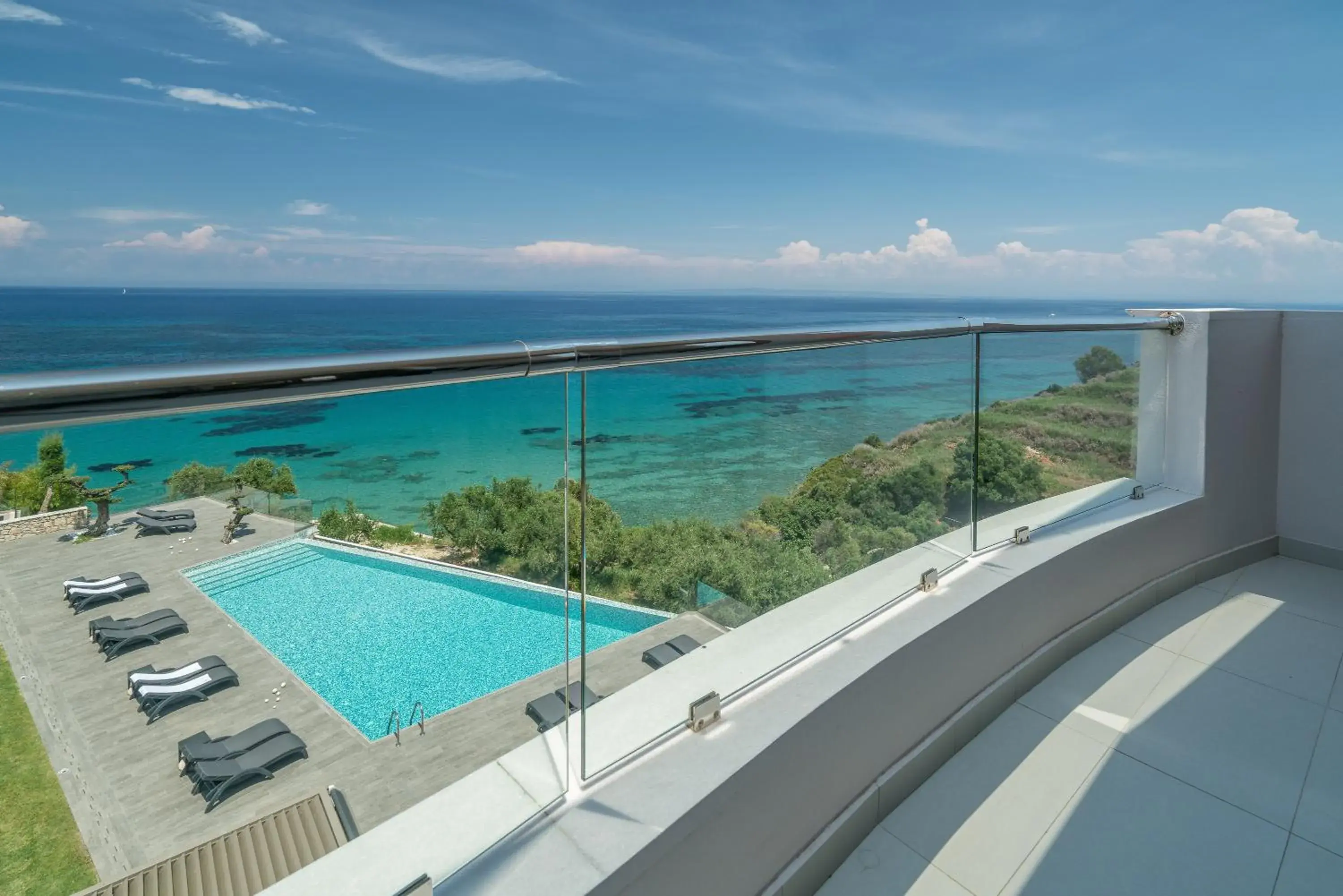 Sea view in Kymothoe Elite Suites Sea view in Kymothoe Elite Suites
