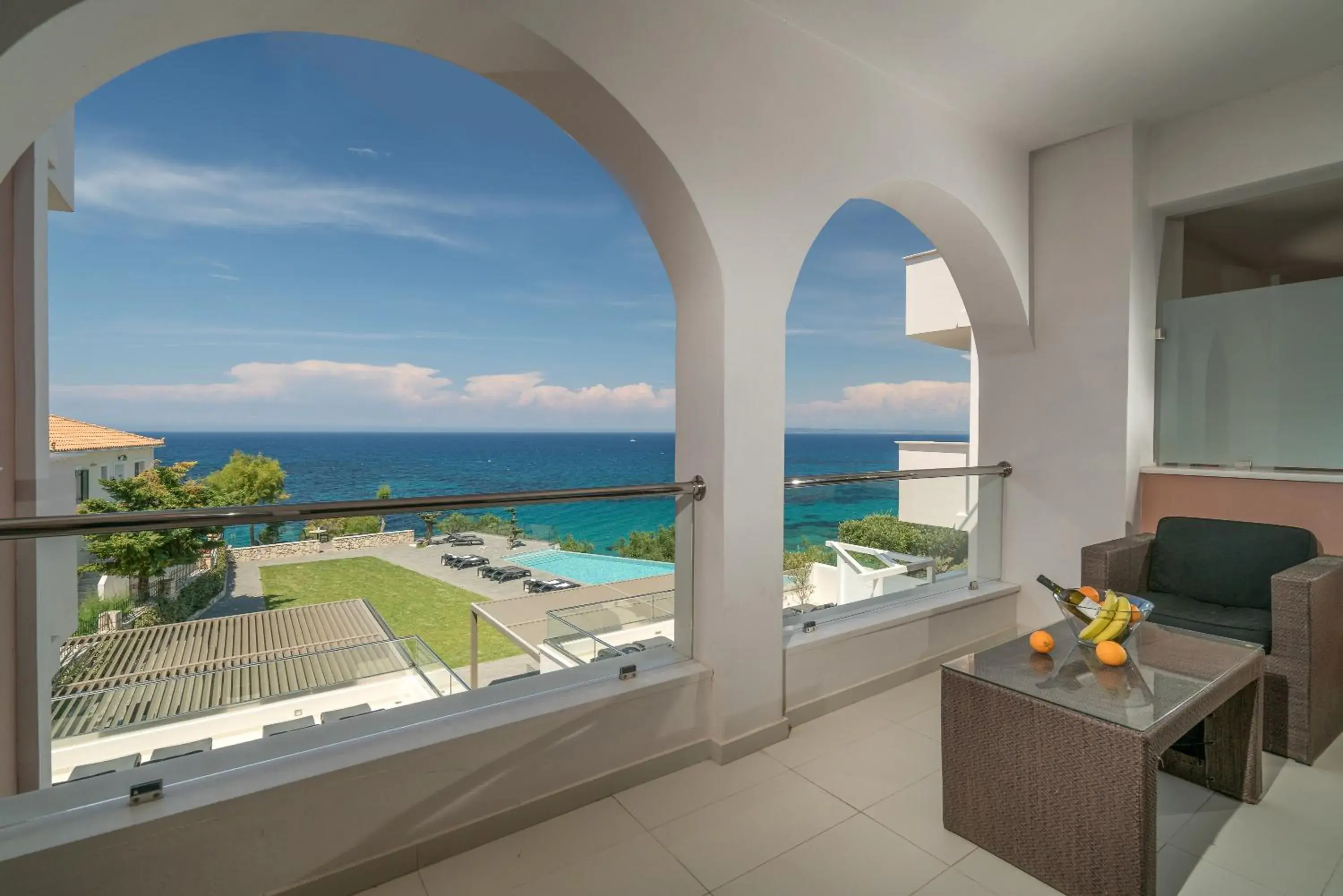 Sea view in Kymothoe Elite Suites Sea view in Kymothoe Elite Suites