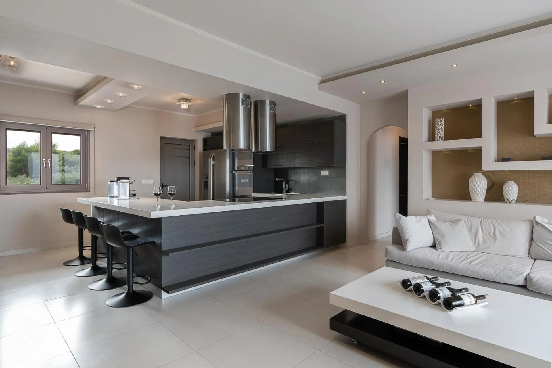 Kitchen or kitchenette in Kymothoe Elite Suites