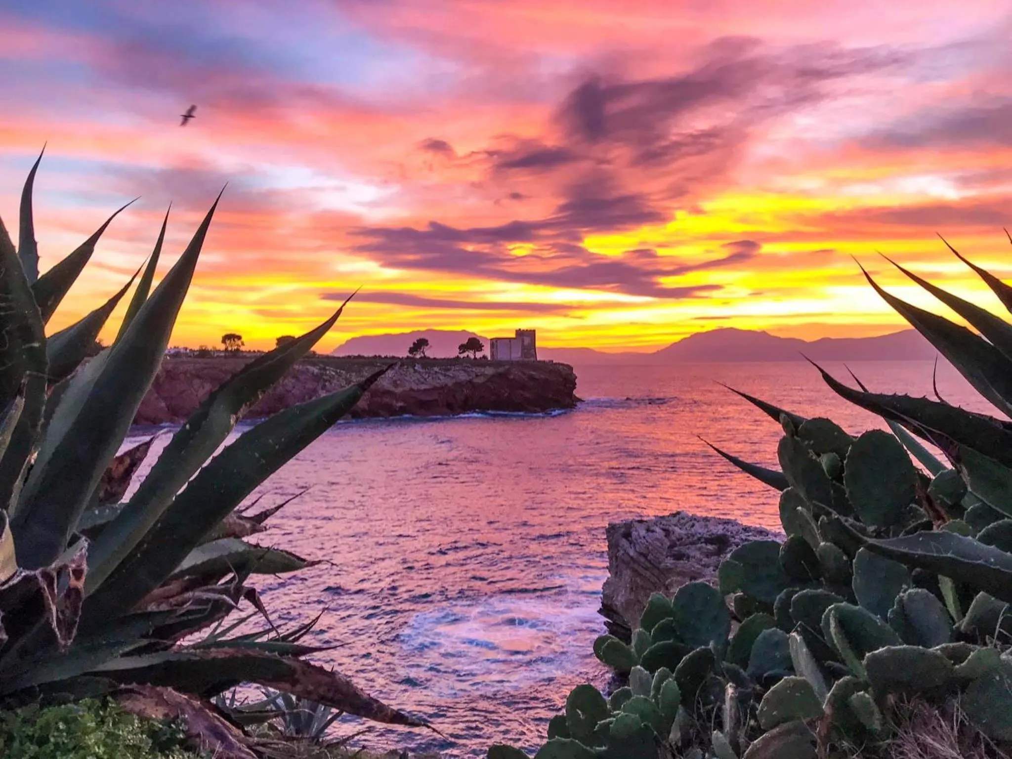 Natural landscape in Le Tre Rose