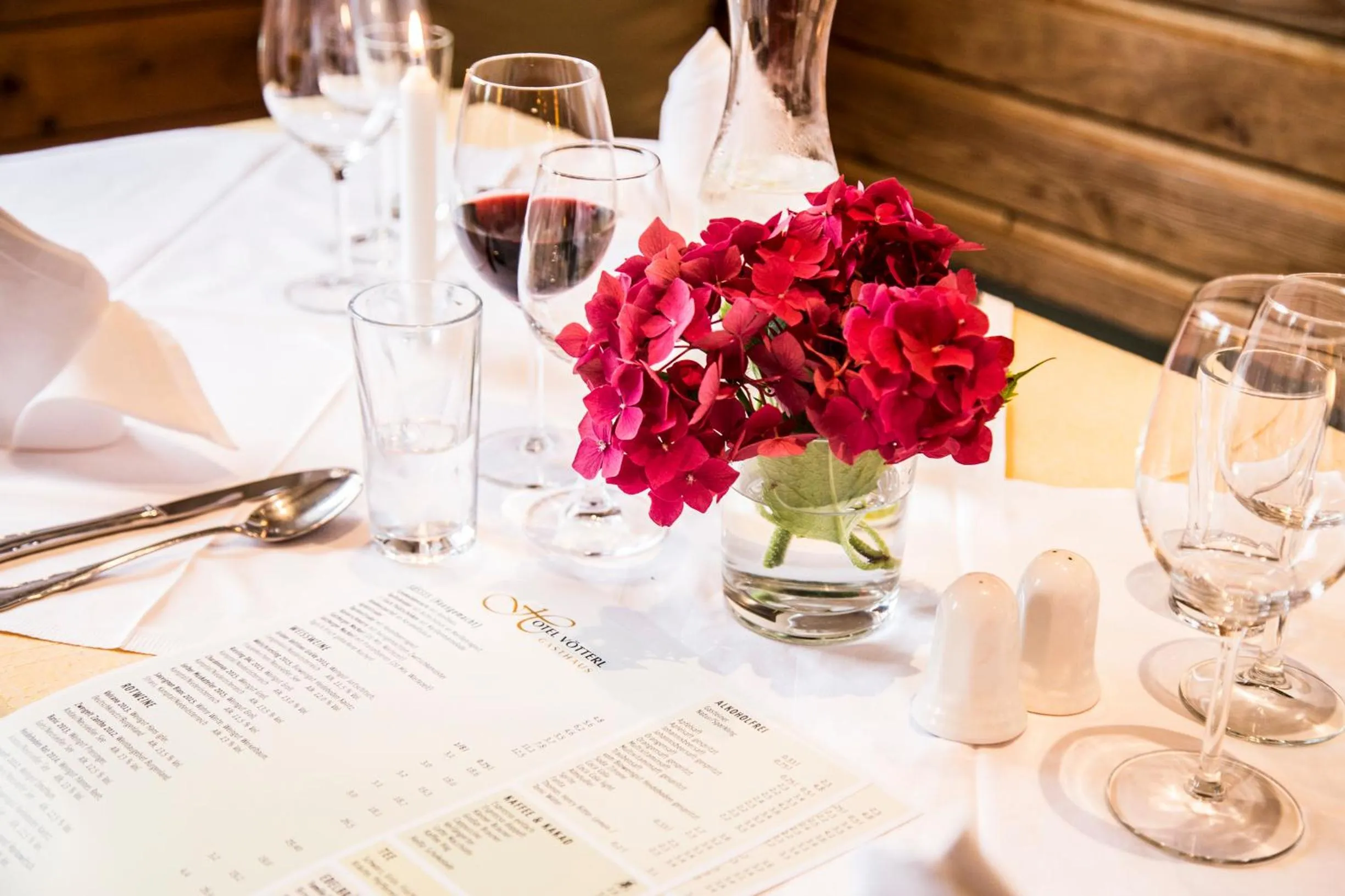 Restaurant/places to eat in Hotel Vötterl