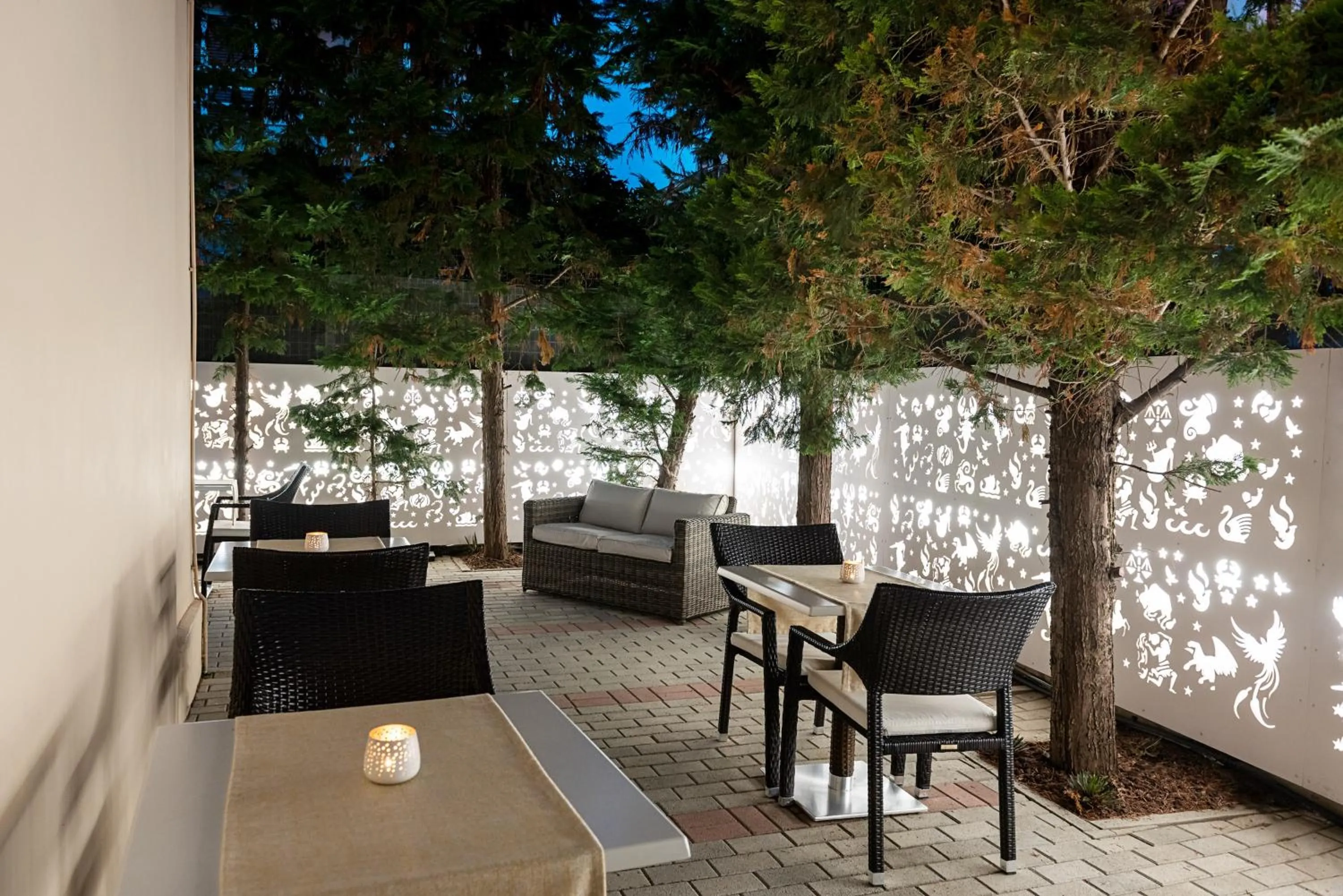 Garden in Hotel Galaxias