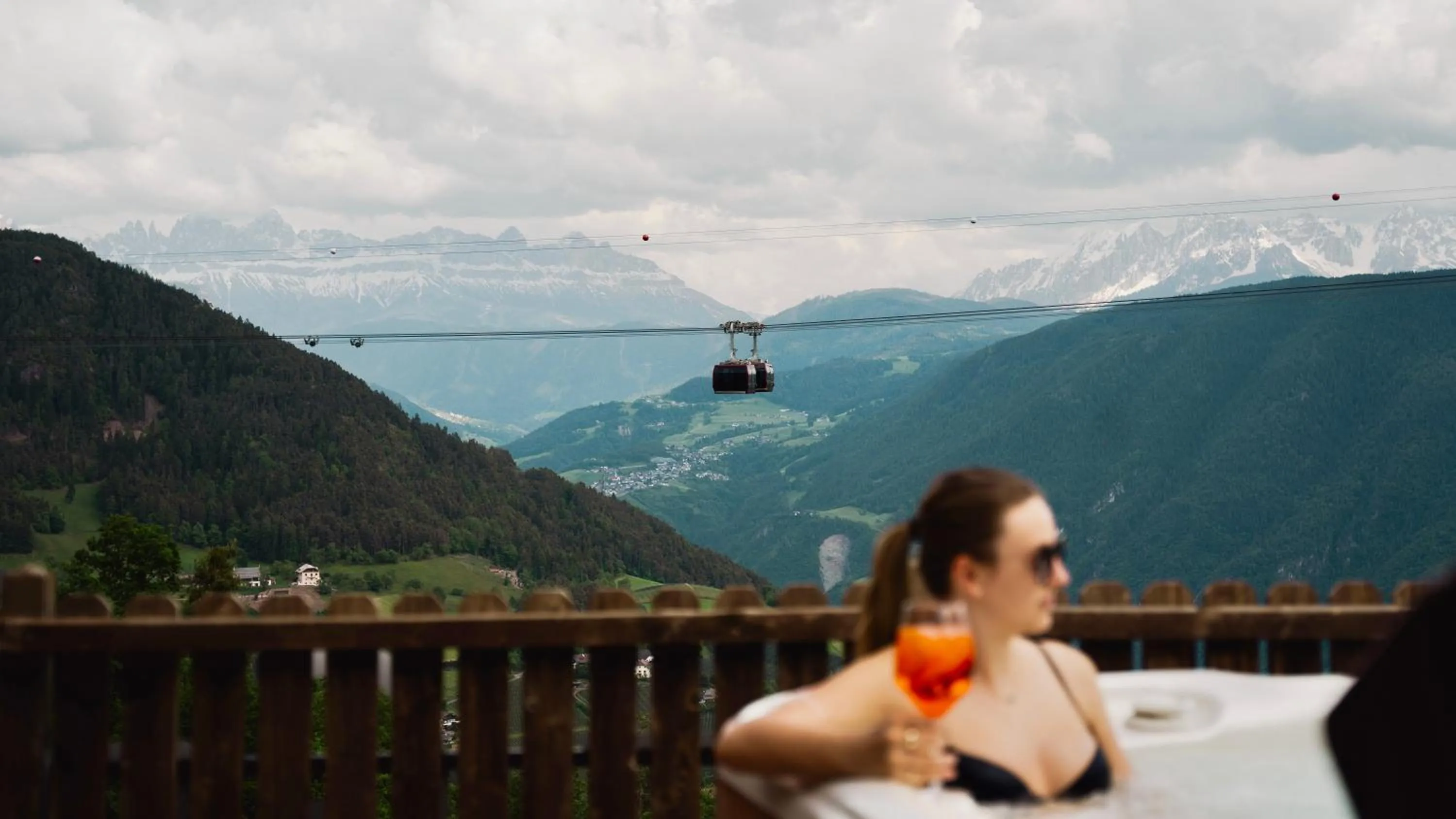 Hot Tub in Chalet Grumer Suites&Spa