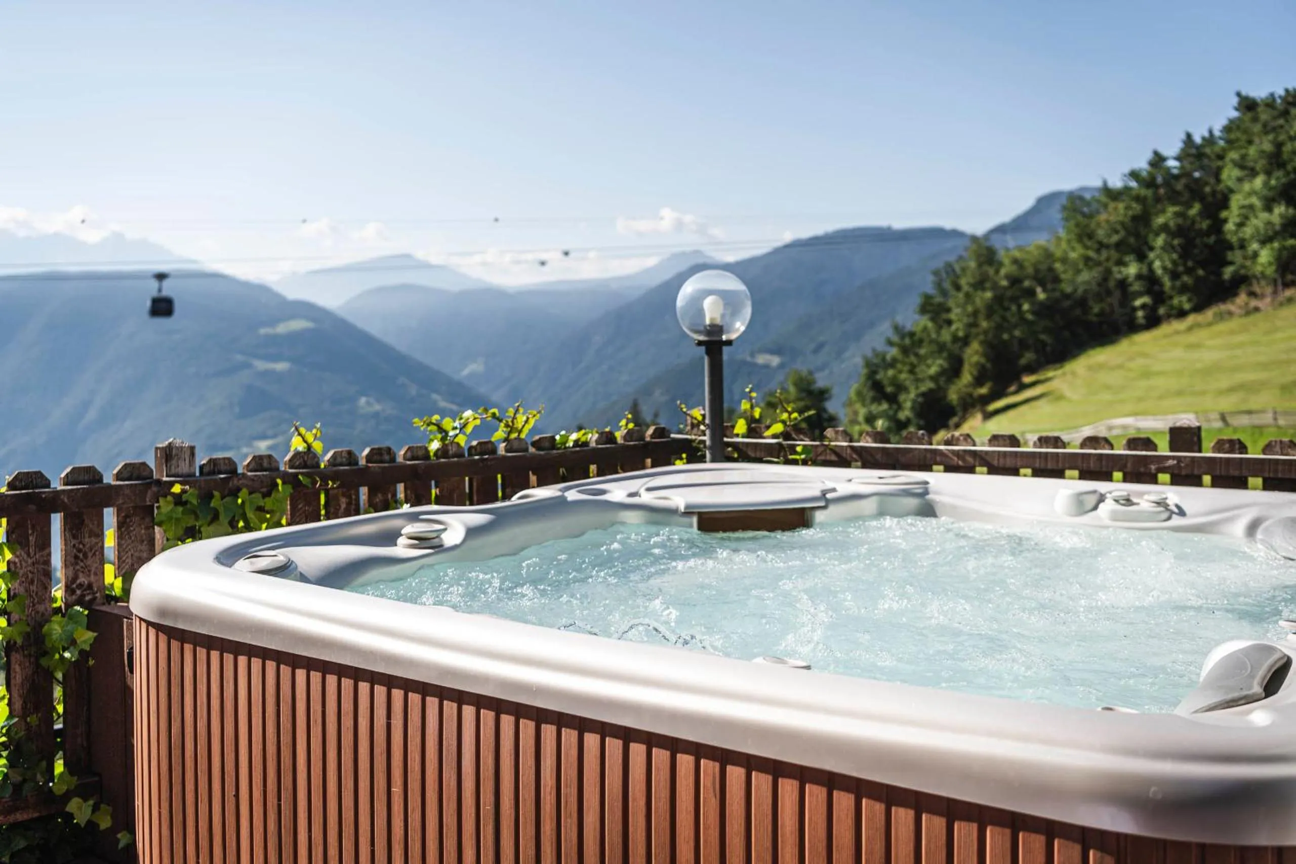 Hot Tub in Chalet Grumer Suites&Spa